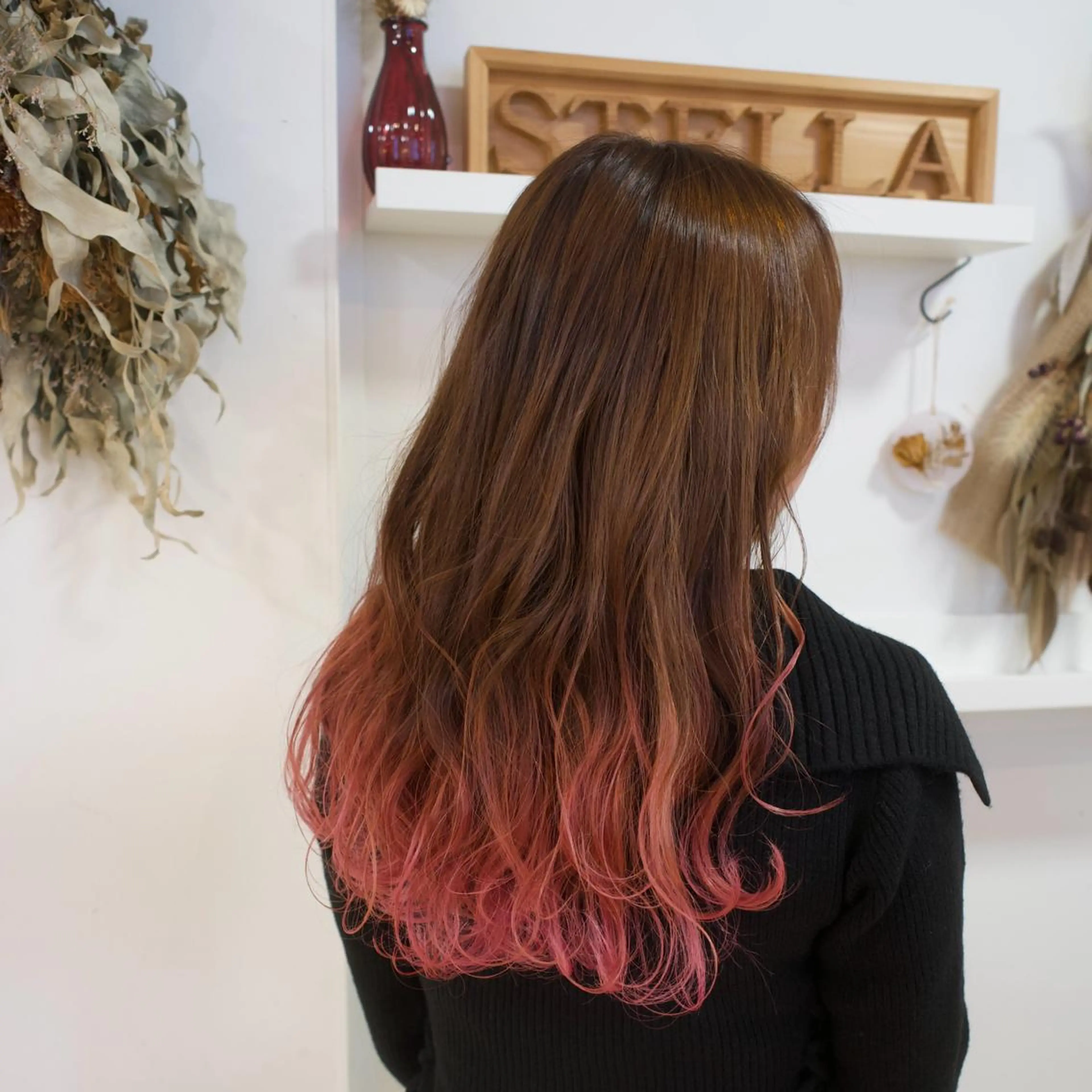 セミロング カラー ブリーチ ケアブリーチ デザインカラー ダブルカラー トリートメント ヘアカラー トリートメント SALOWIN 神戸三宮店所属・【三宮/ブリーチ なしカラー】高田祐也のヘアスタイル