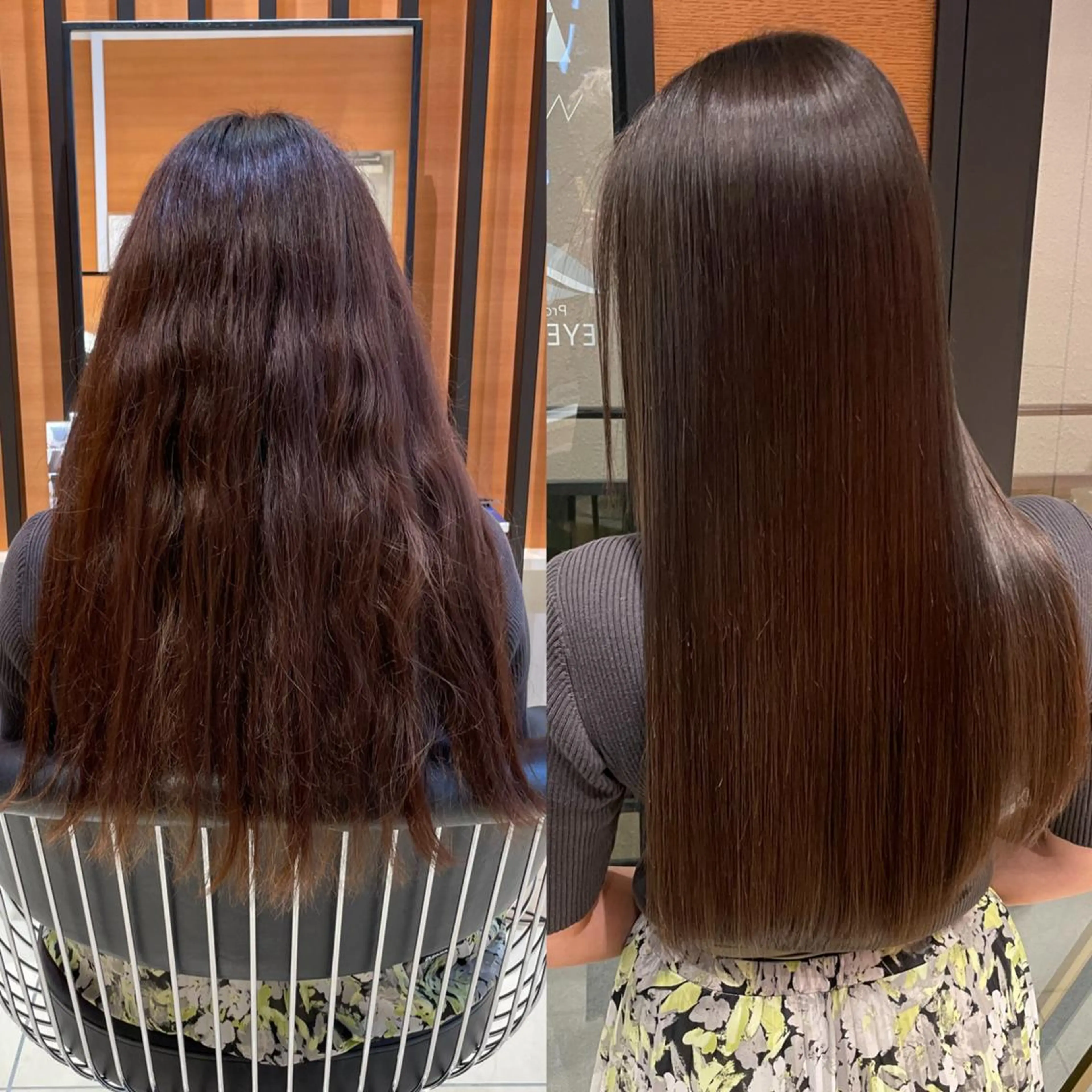 ロング お団子ヘア ミストバング ボブ ハイライト 姫カット カット トリートメント 山本 みづきのヘアスタイル