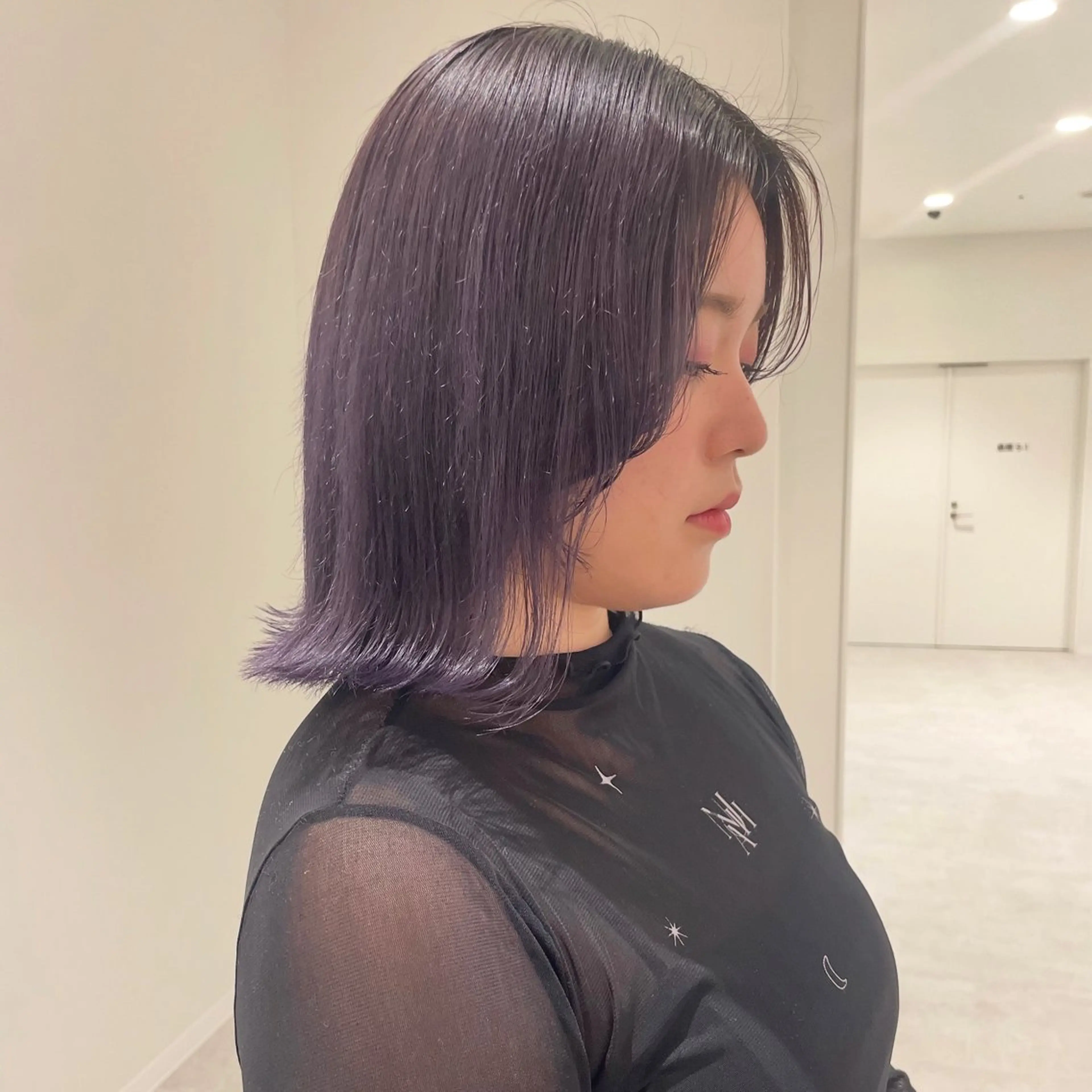ミディアム ヘアカラー トリートメント 🧁艶カラー /アレンジ🎀くるみのヘアスタイル