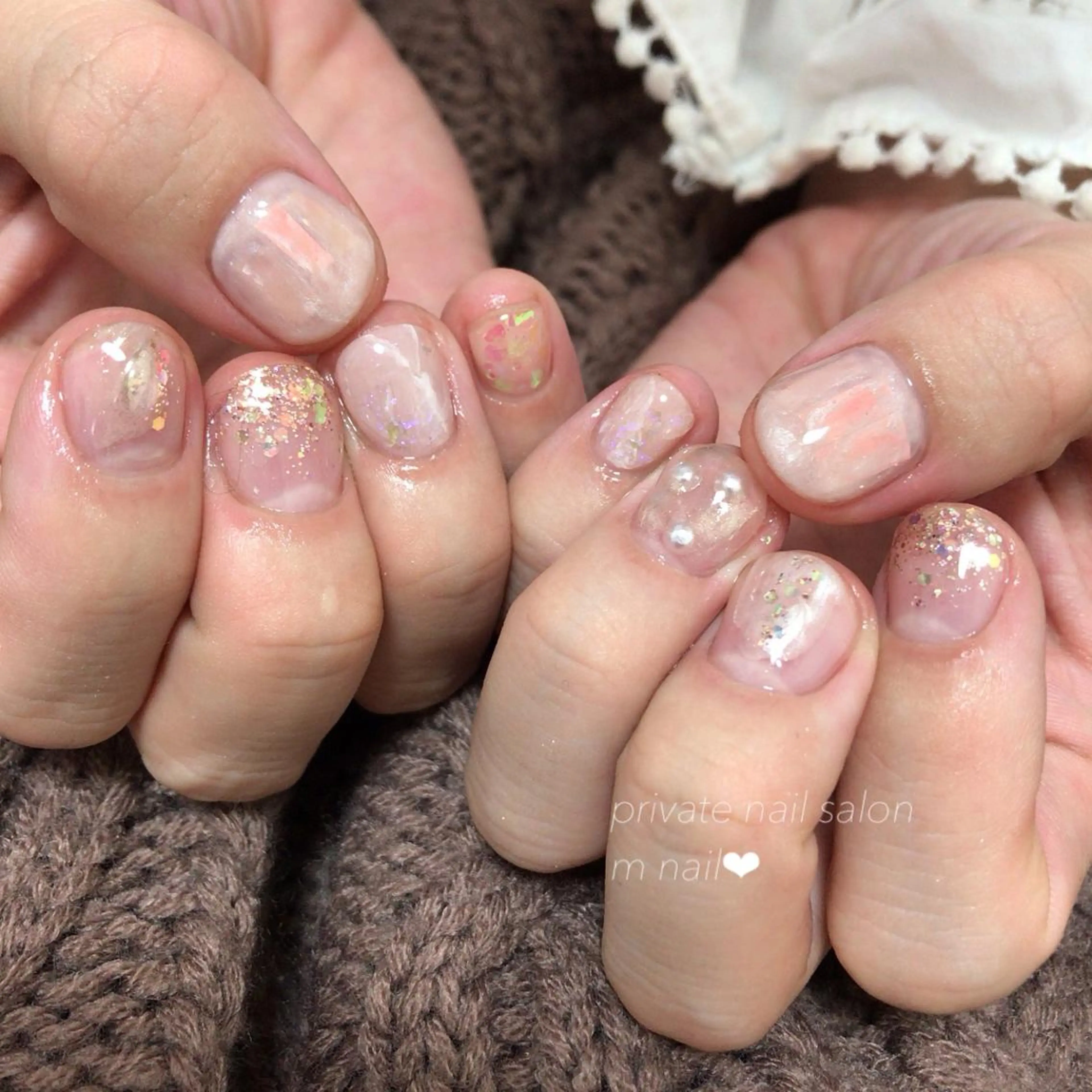 ネイル 持ち込み ハンドネイル 小河原 舞のネイルデザイン