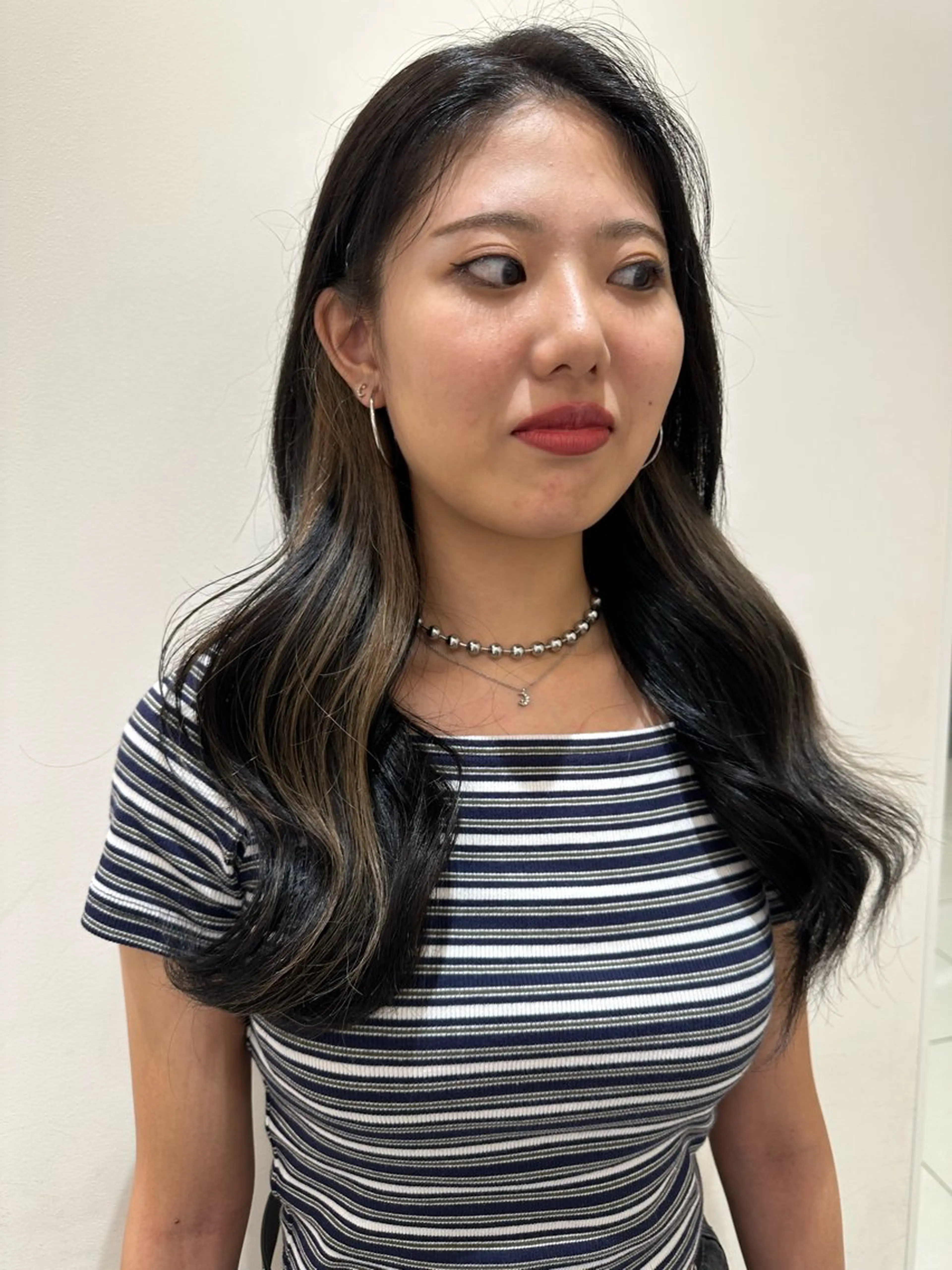 ロング カラー ヘアカラー トリートメント カチモリ個性派カラー AKANE❤️‍🔥のヘアスタイル