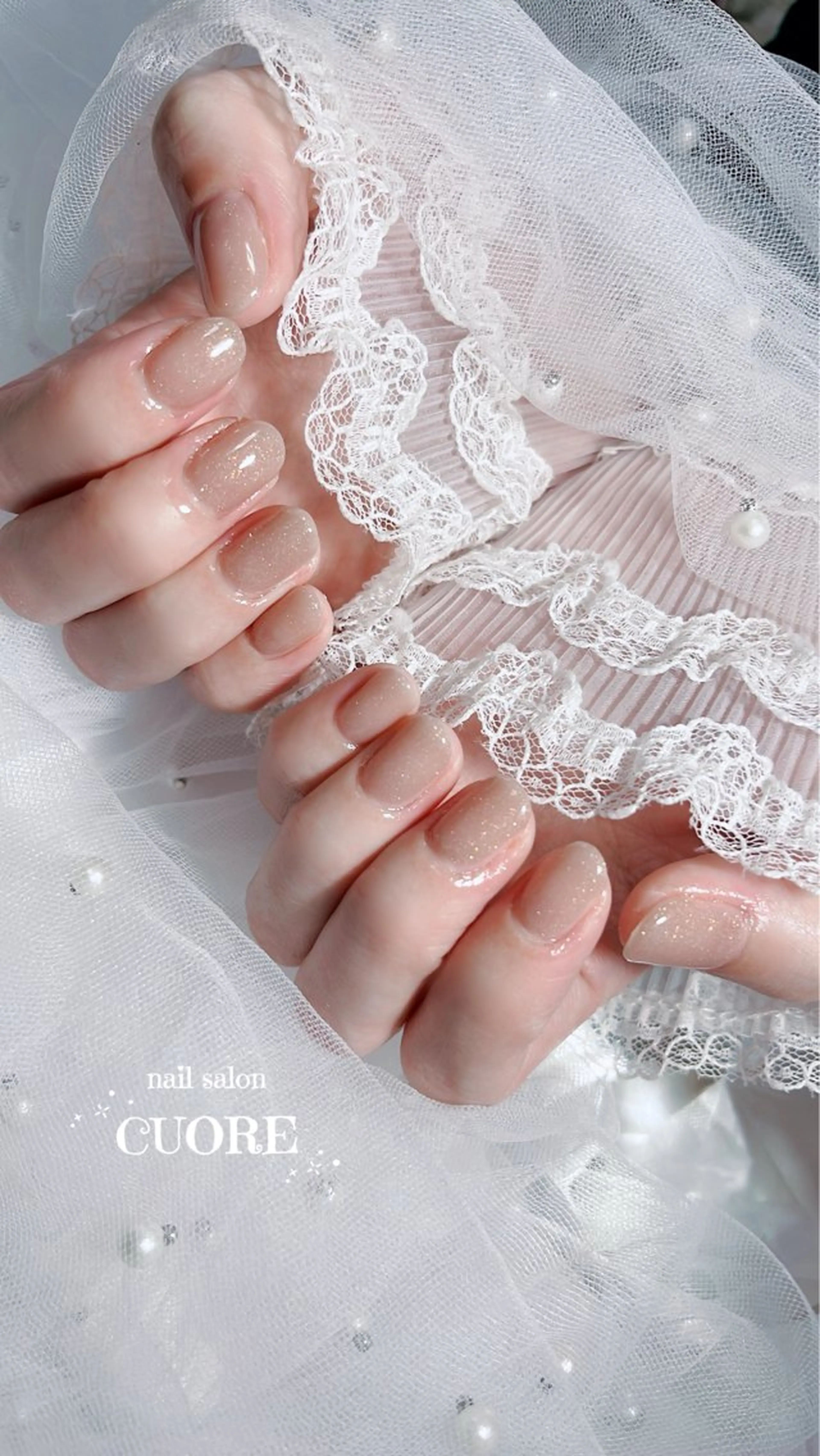 ネイル オフィスネイル ワンカラーネイル ショートネイル シンプルネイル ハンドネイル CUORE____nail所属・nail salon CUOREのネイルデザイン