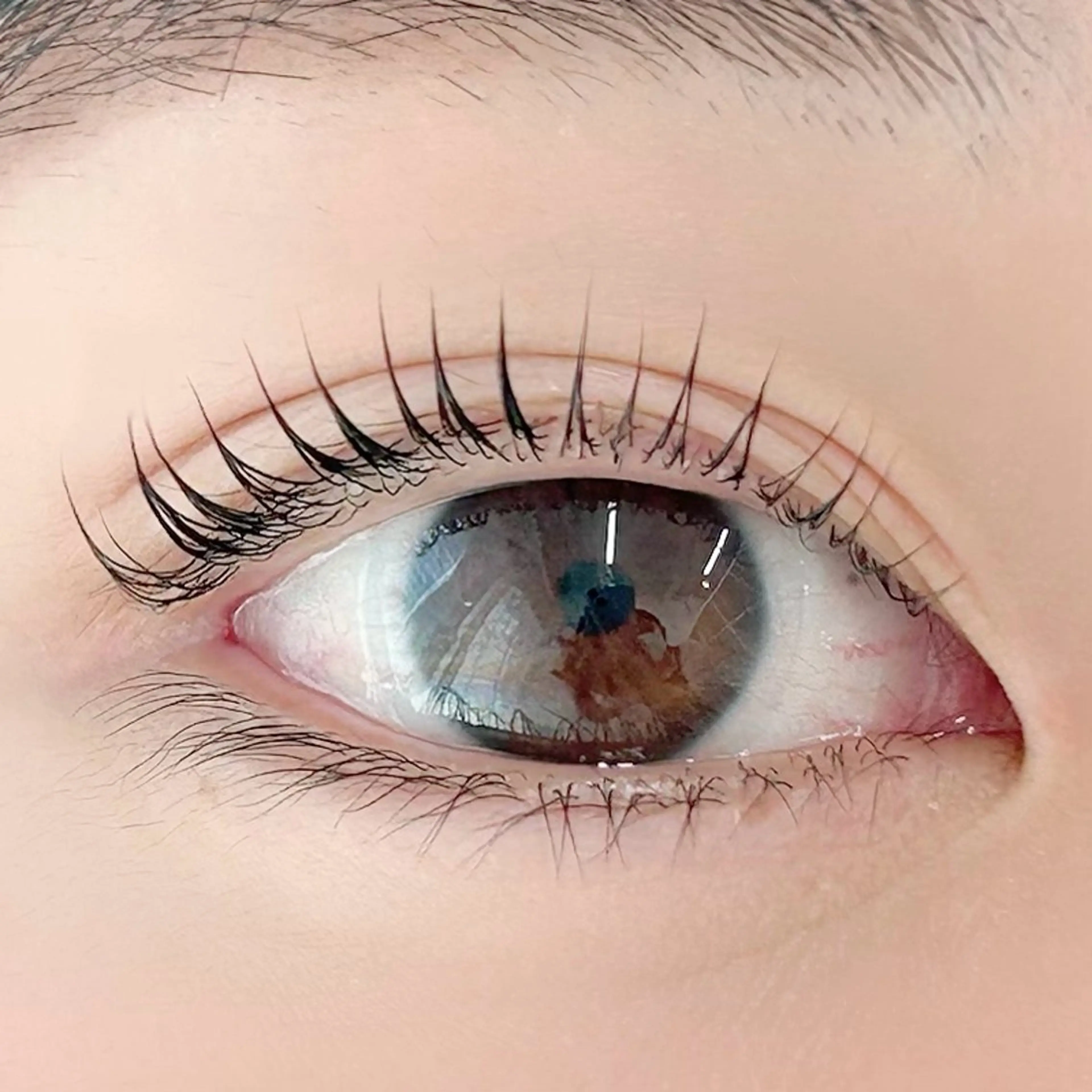 マツエク・マツパ パリジェンヌラッシュリフト 一重×まつ毛パーマ マツパ BellFlower Aki（眉・まつげ）のマツエク・マツパデザイン