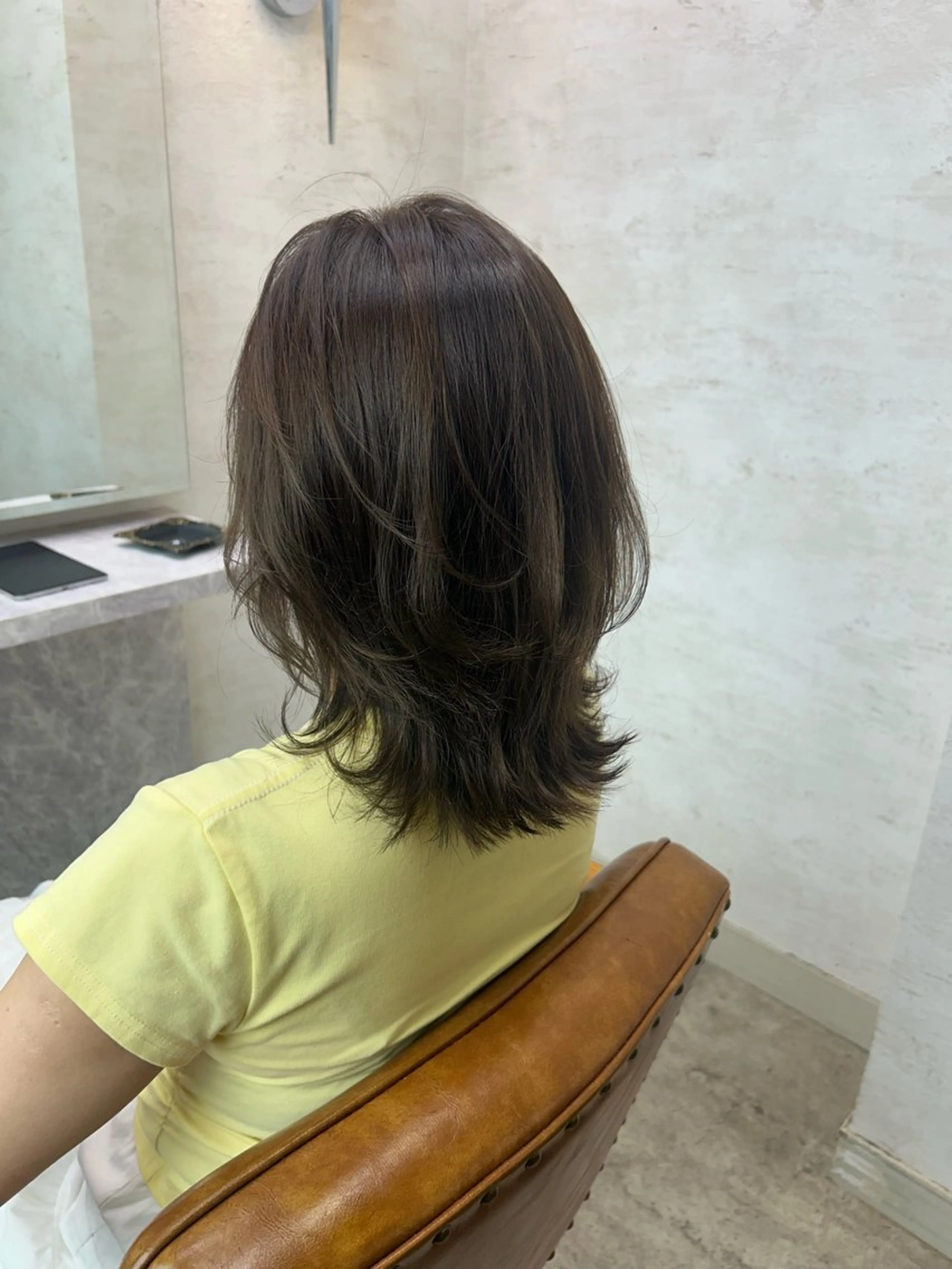 ミディアム カラー カット ヘアカラー トリートメント 艶カラー吉祥寺🌸 KAZUEのヘアスタイル