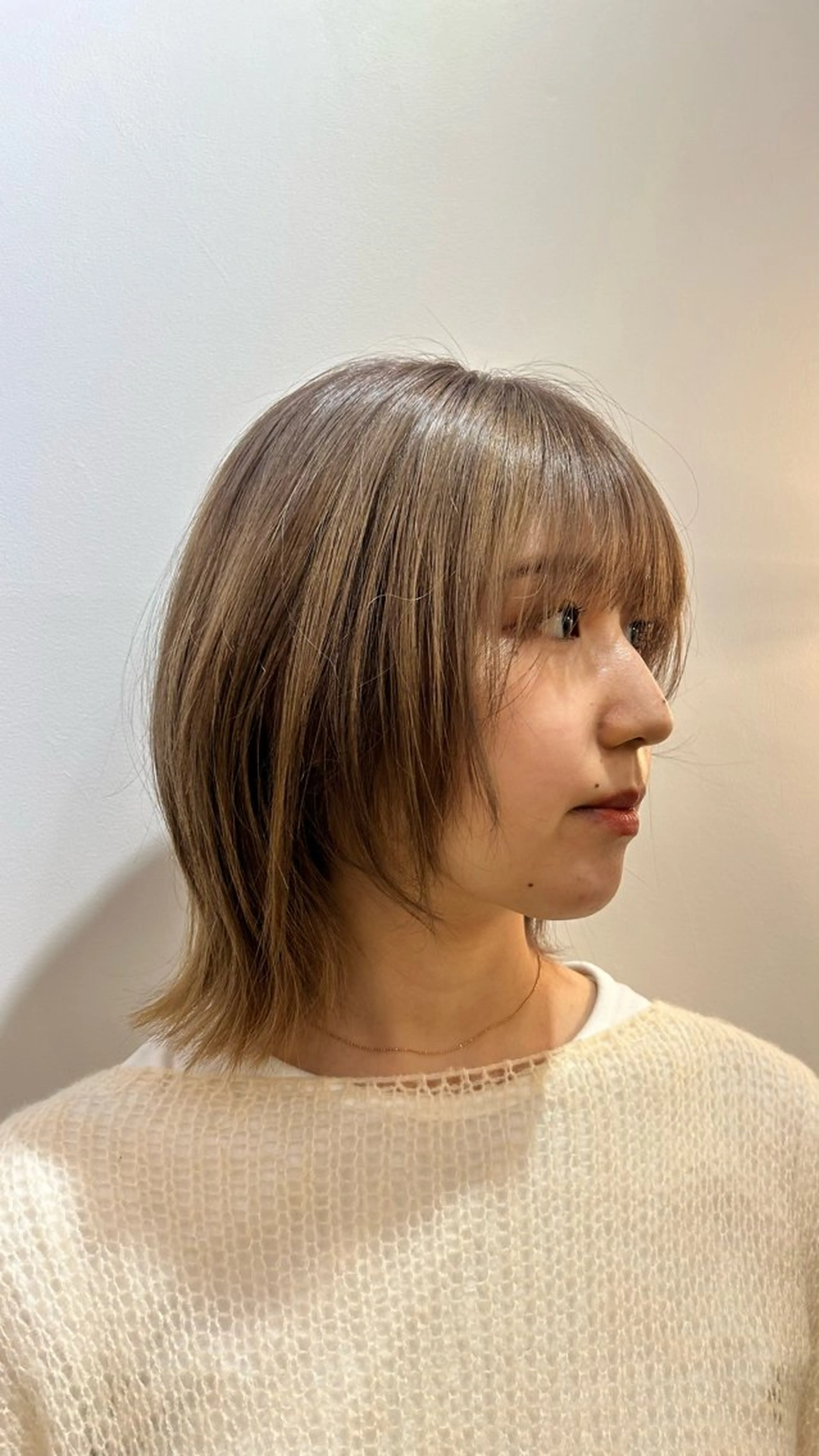 ミディアム ボブレイヤー ミディアムレイヤー ボブ レイヤーカット ウルフカット 🌿ボブ パーマ高橋啓太🌿のヘアスタイル