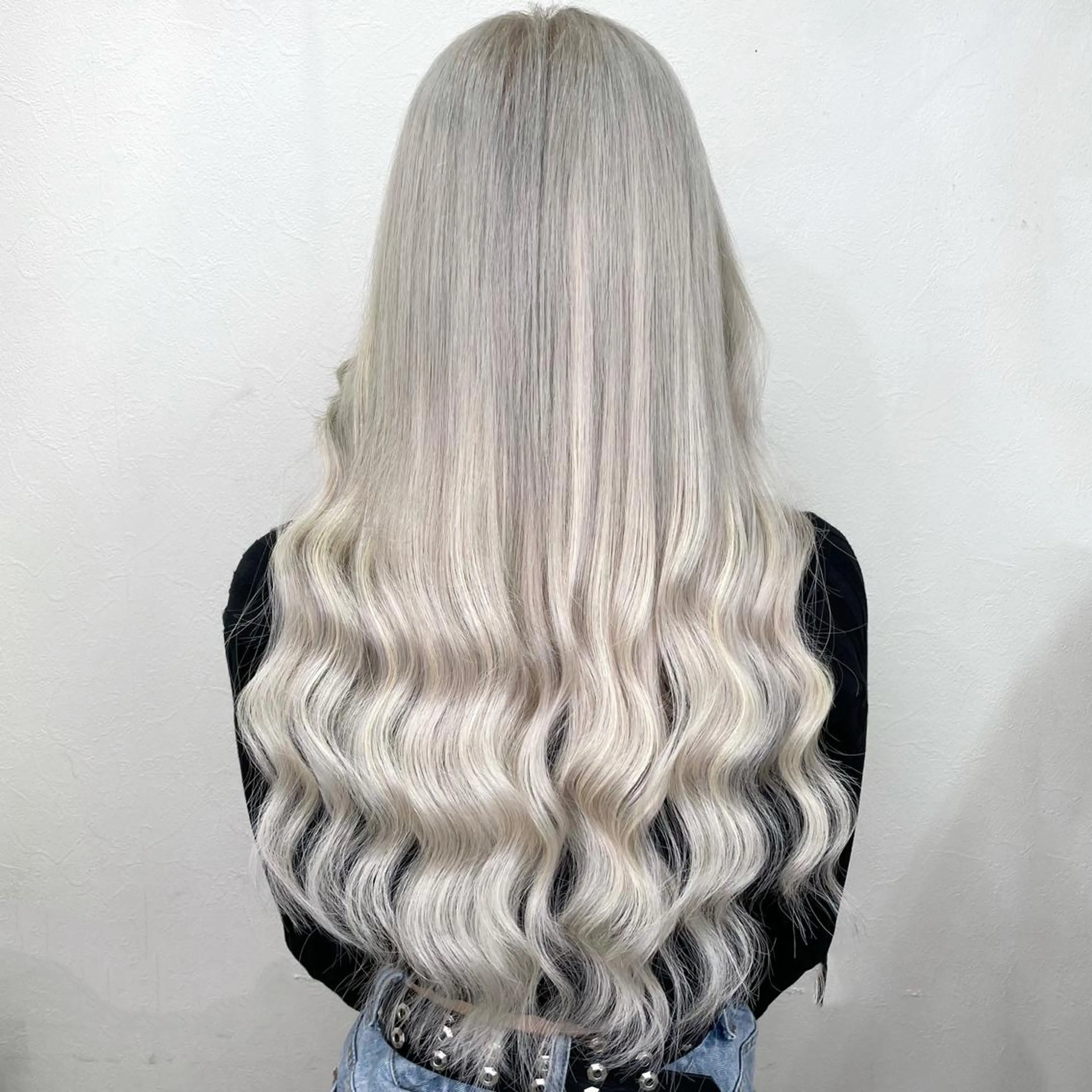 ロング カラー ダブルカラー エクステ ヘアカラー トリートメント エクステ 池袋🧡ダブルカラー /馴染ませエクステのヘアスタイル