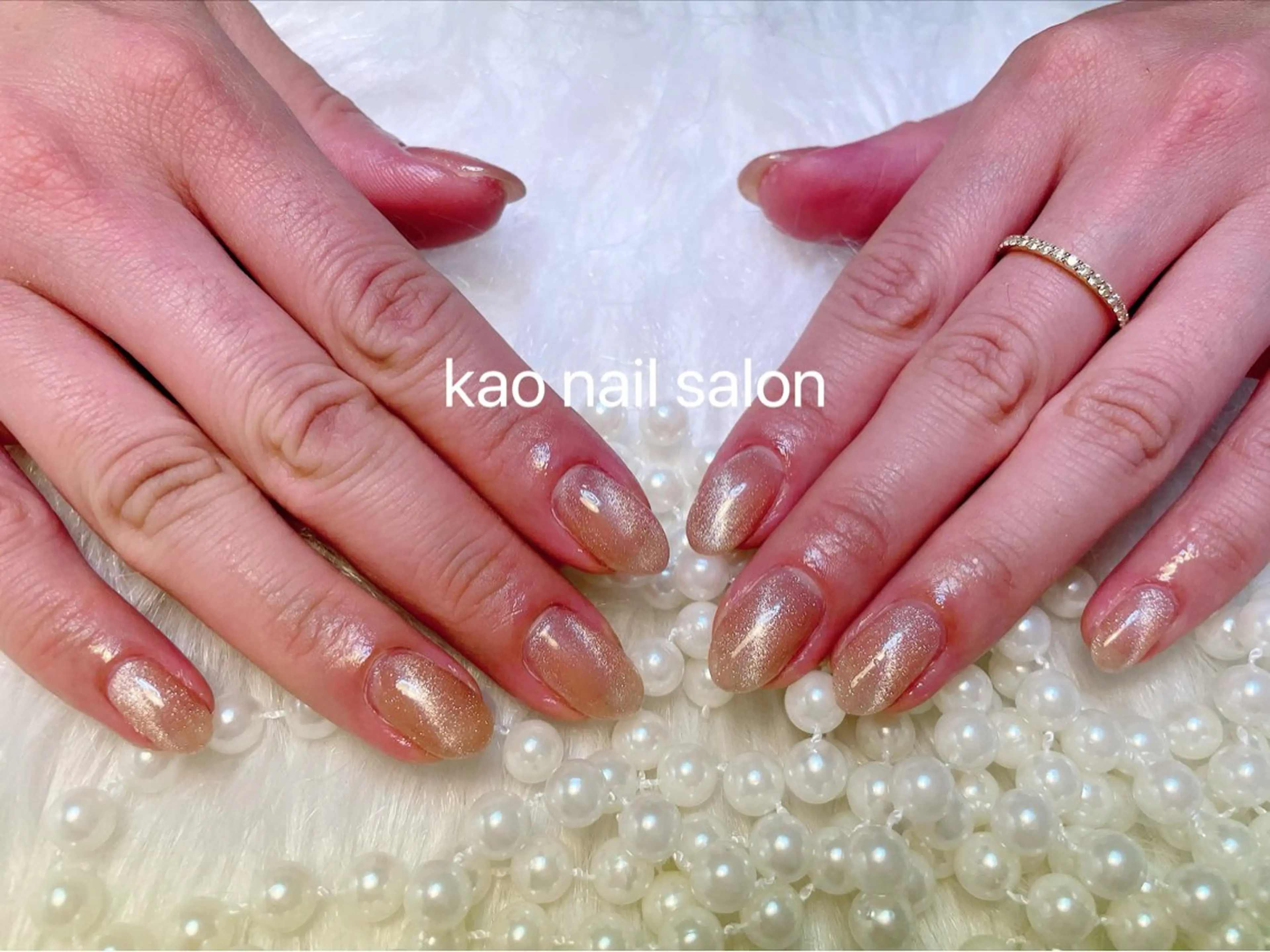 ネイル チークネイル 長さ出し フットネイル フレンチネイル ジェルネイル ハンドネイル kao nail マグネット/長さだしのネイルデザイン