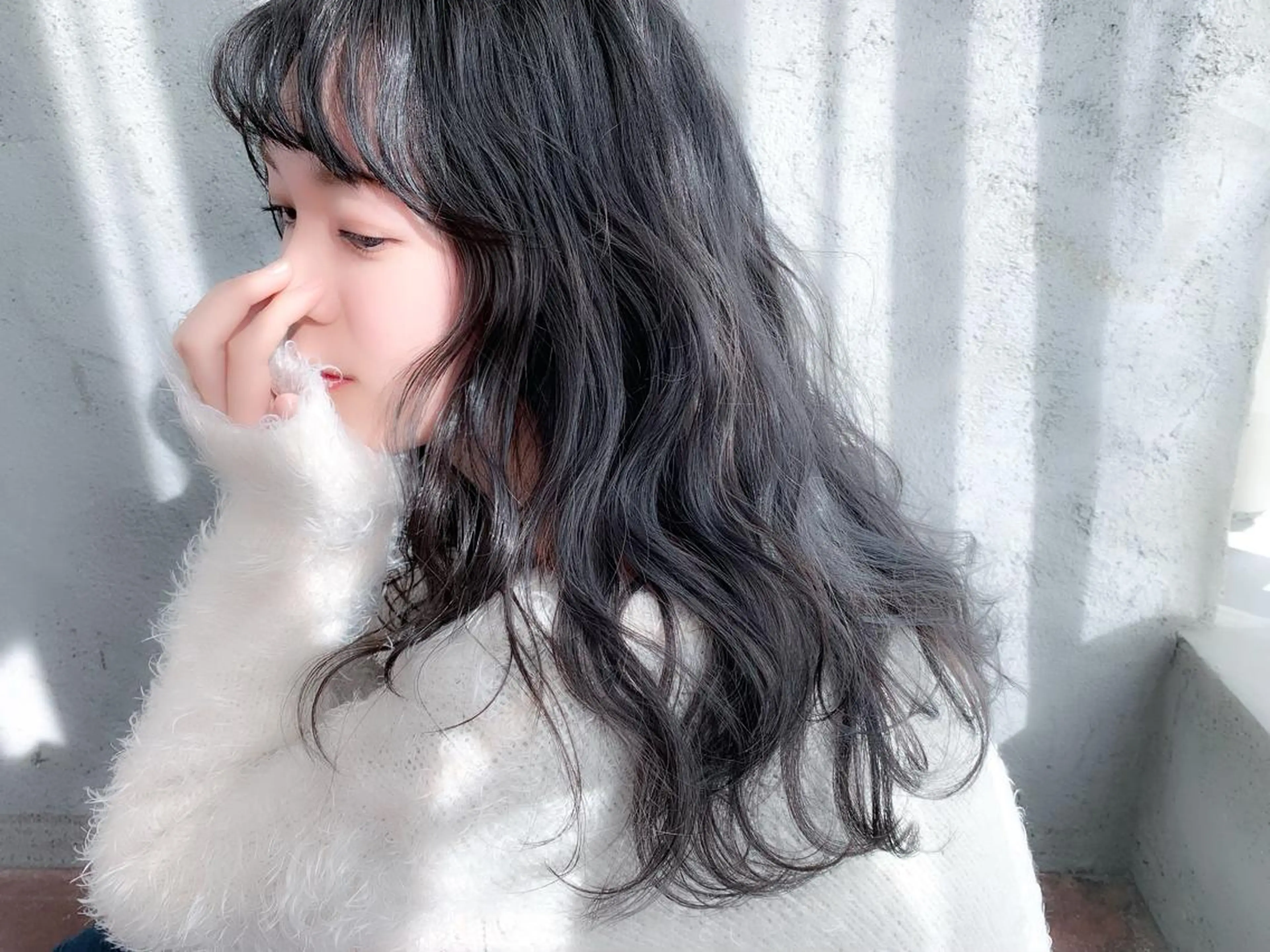 ロング カラー ヘアアレンジ 透明感カラー EMANON天神所属・Hitomi Ezakiのヘアスタイル