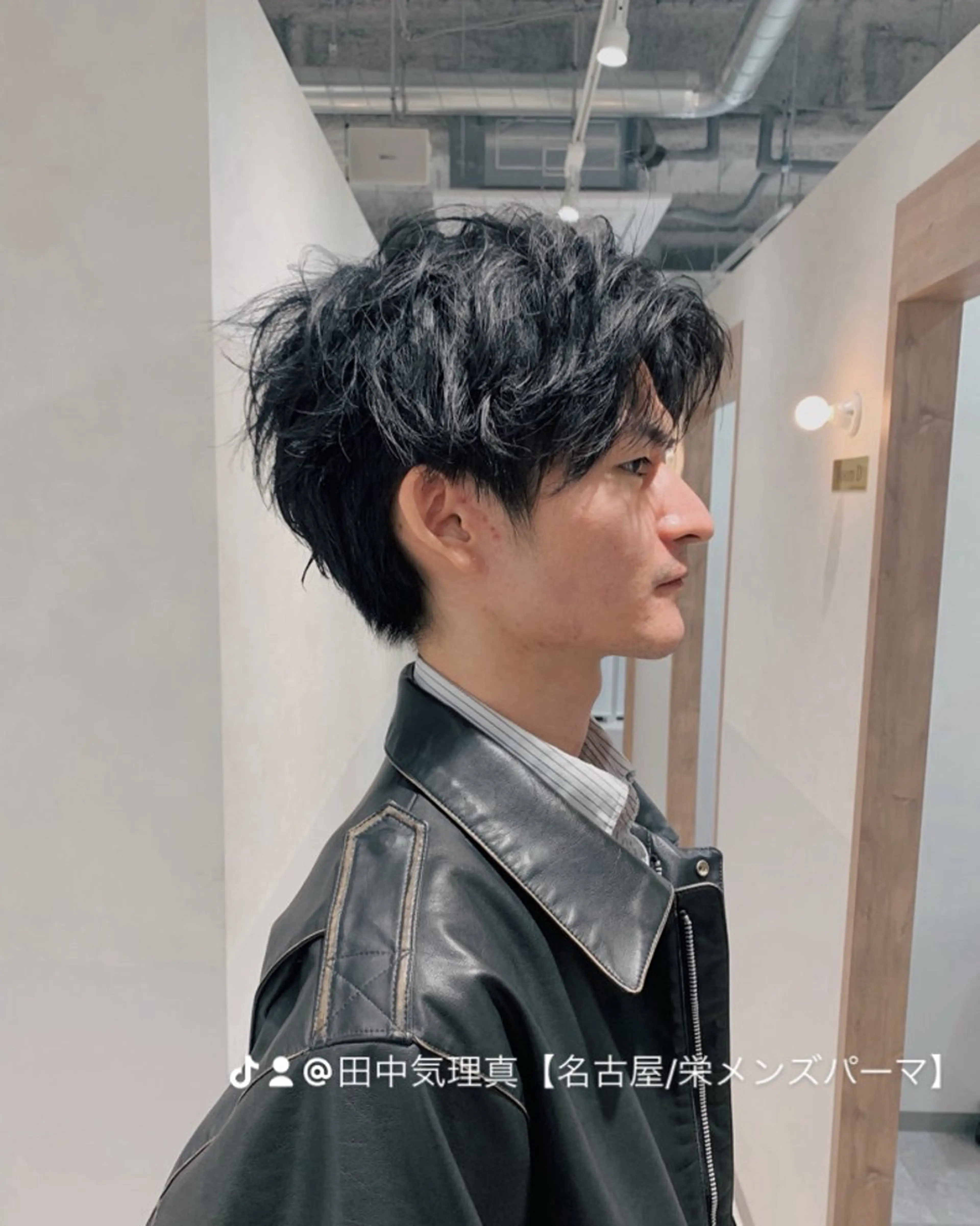パーマ メンズ ビジネス メンズパーマ カット パーマ メンズパーマ特化/ 田中気理真のヘアスタイル