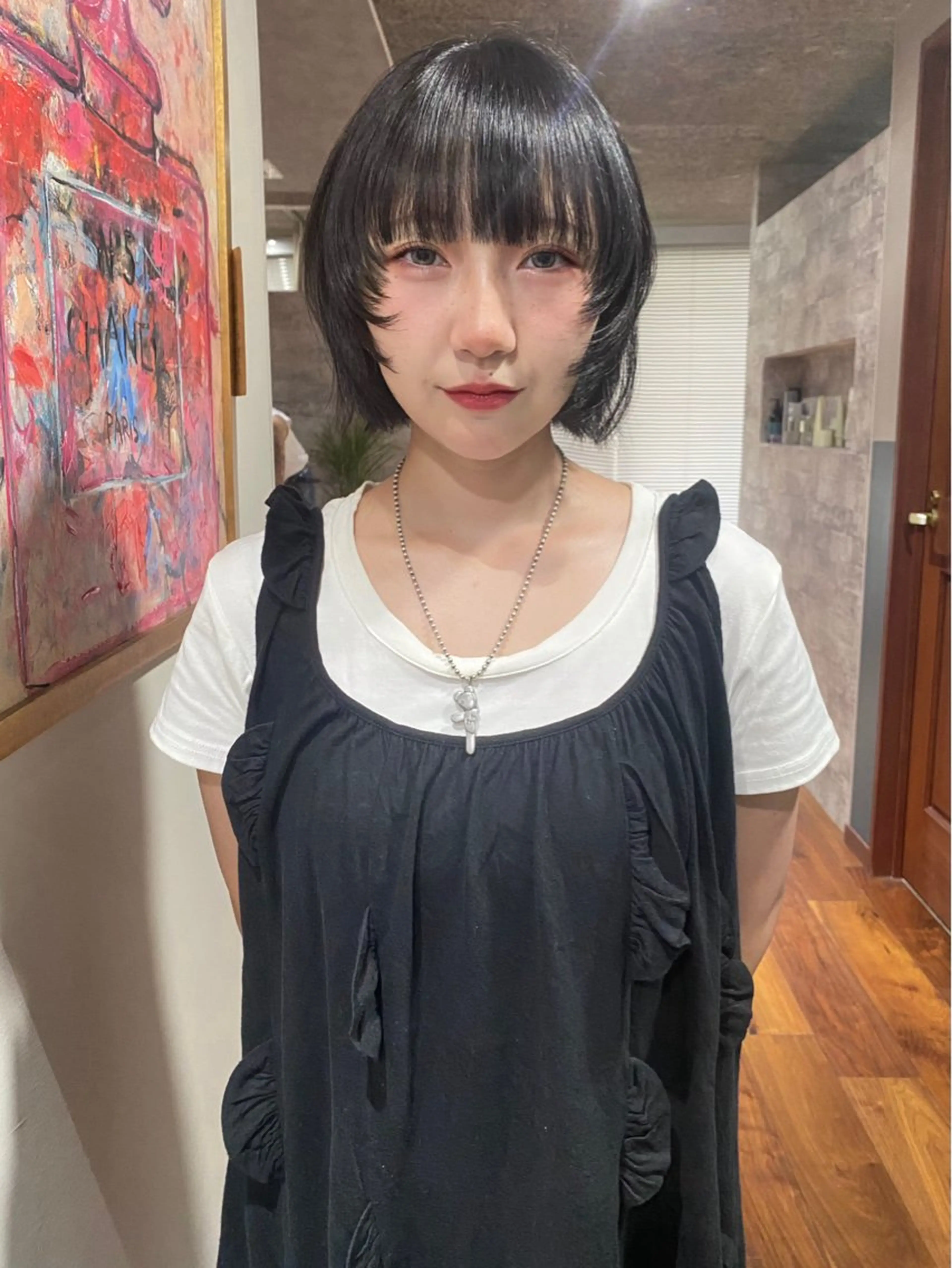 ショート カラー ボブ ウルフカット カット ヘアカラー トリートメント mai / linoah˚✧のヘアスタイル