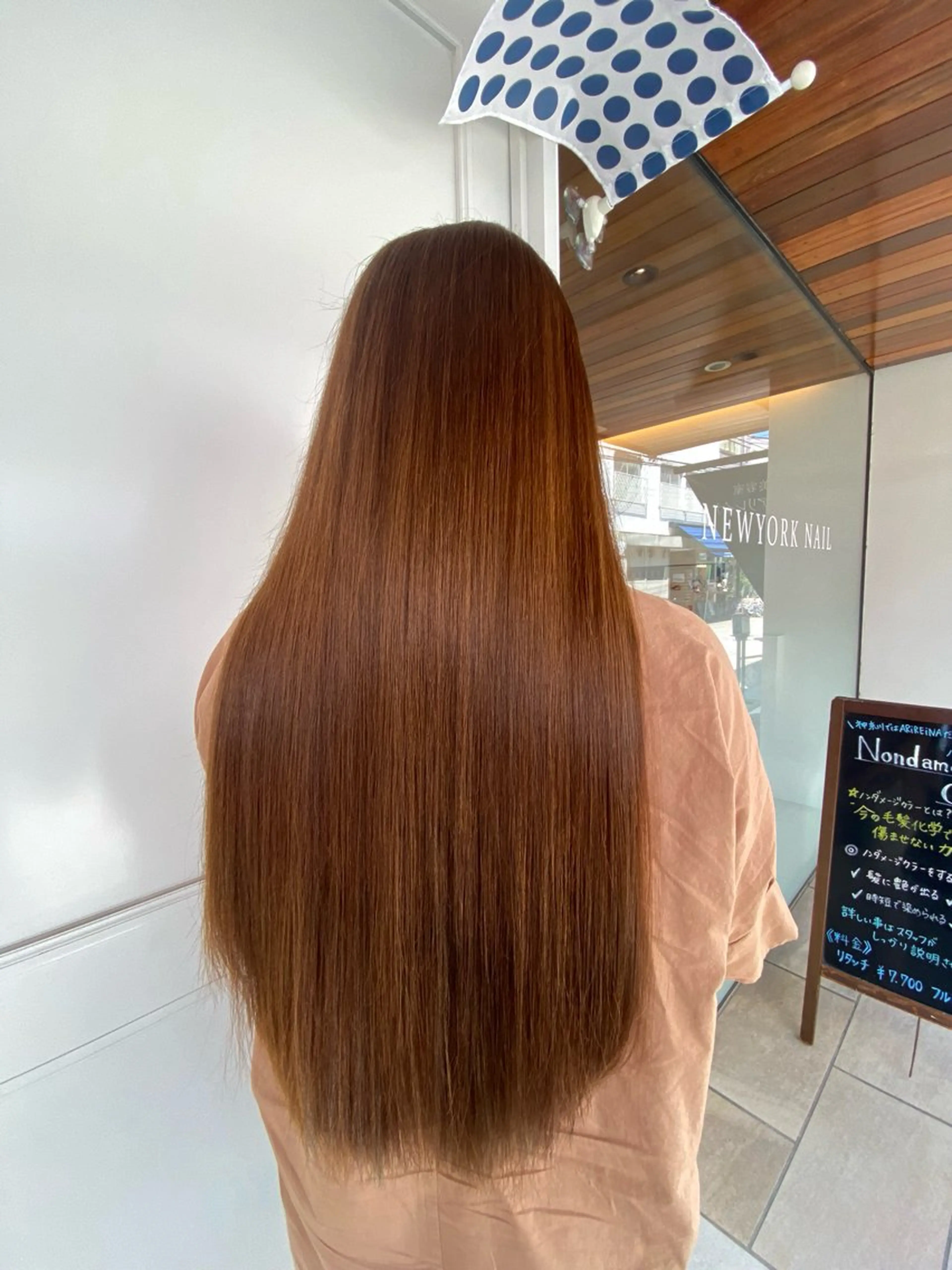 ロング ヘアカラー トリートメント オーガニックカラー/ 艶髪/ボブ　マナミのヘアスタイル