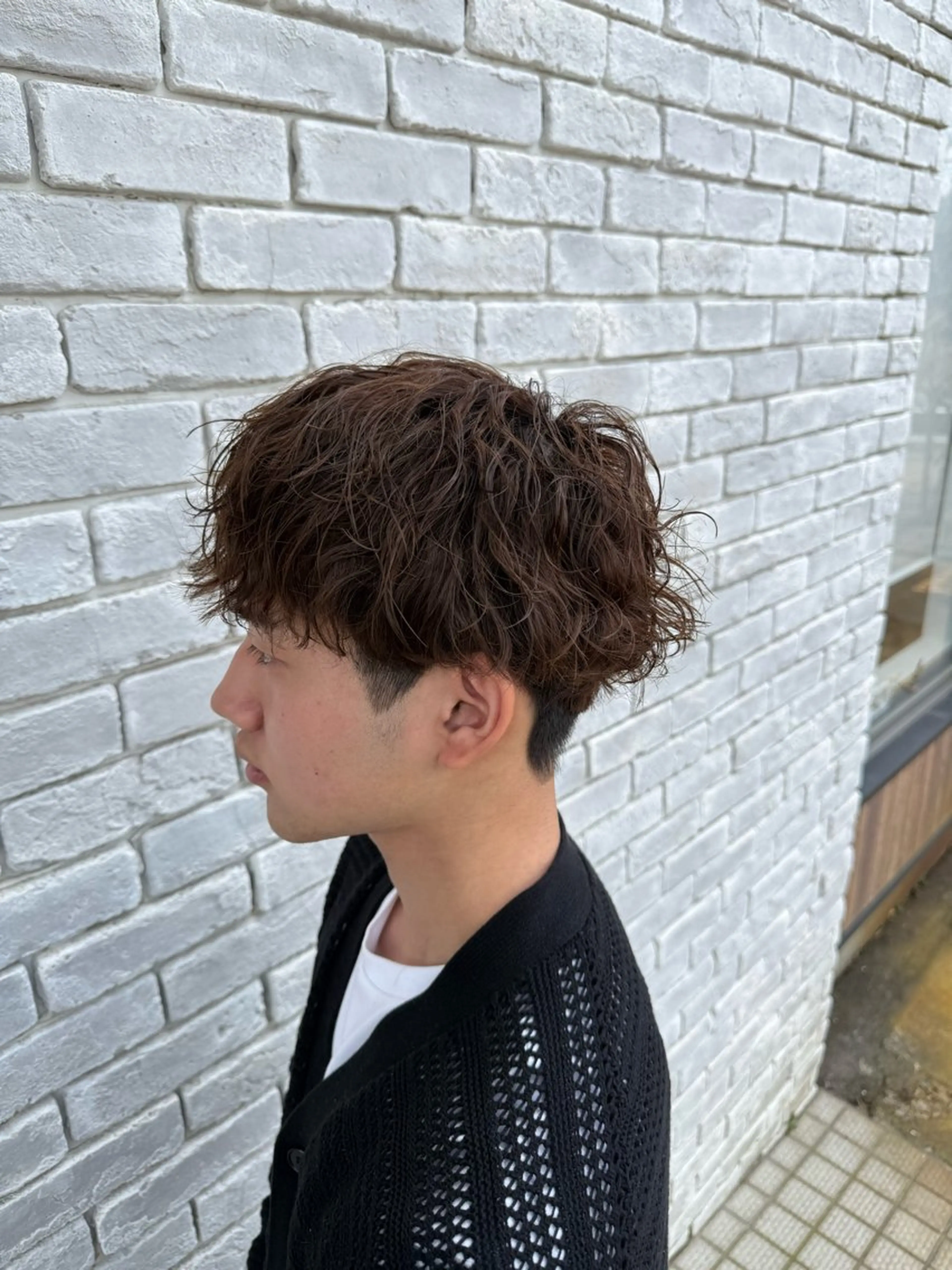 メンズ メンズパーマ カット パーマ 剣持 快吏ARISEのヘアスタイル