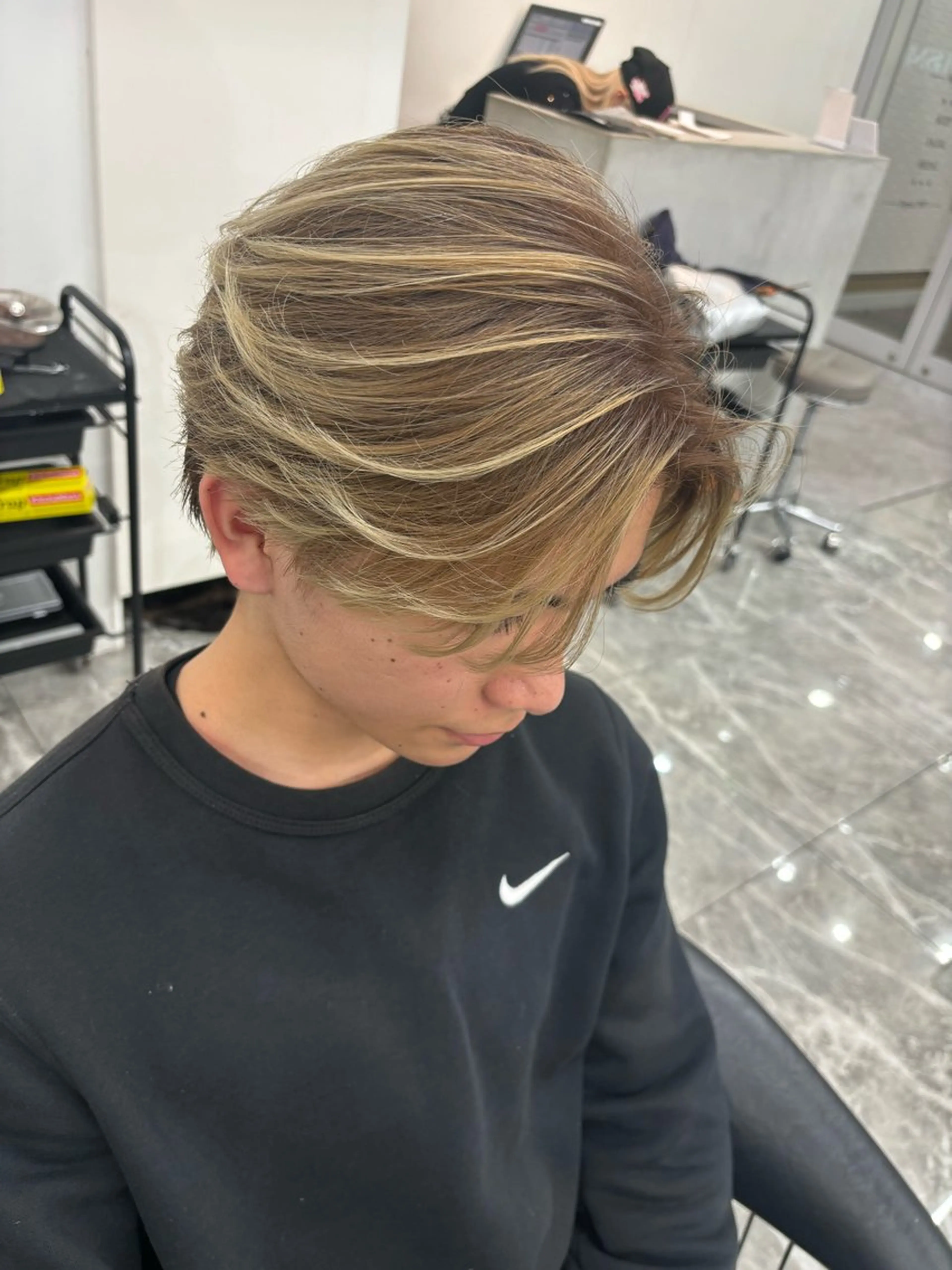 カラー メンズ カット ヘアカラー 🍐シャドウパーマ メンズ特化/守岡🍐のヘアスタイル