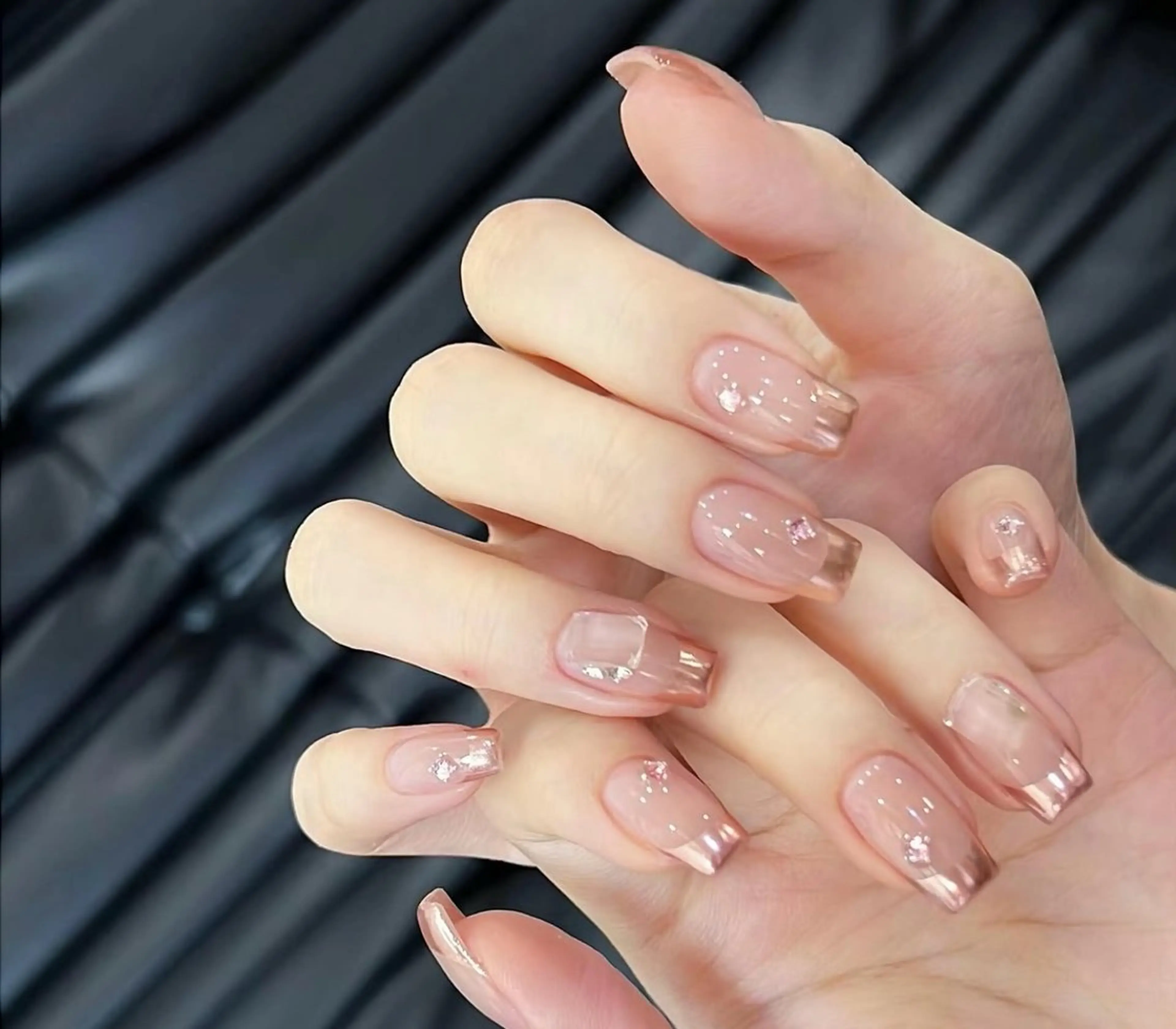 ネイル チークネイル フラワーネイル ガーリー 韓国ネイル マグネットネイル SunNail池袋駅 ワンホンネイルのネイルデザイン