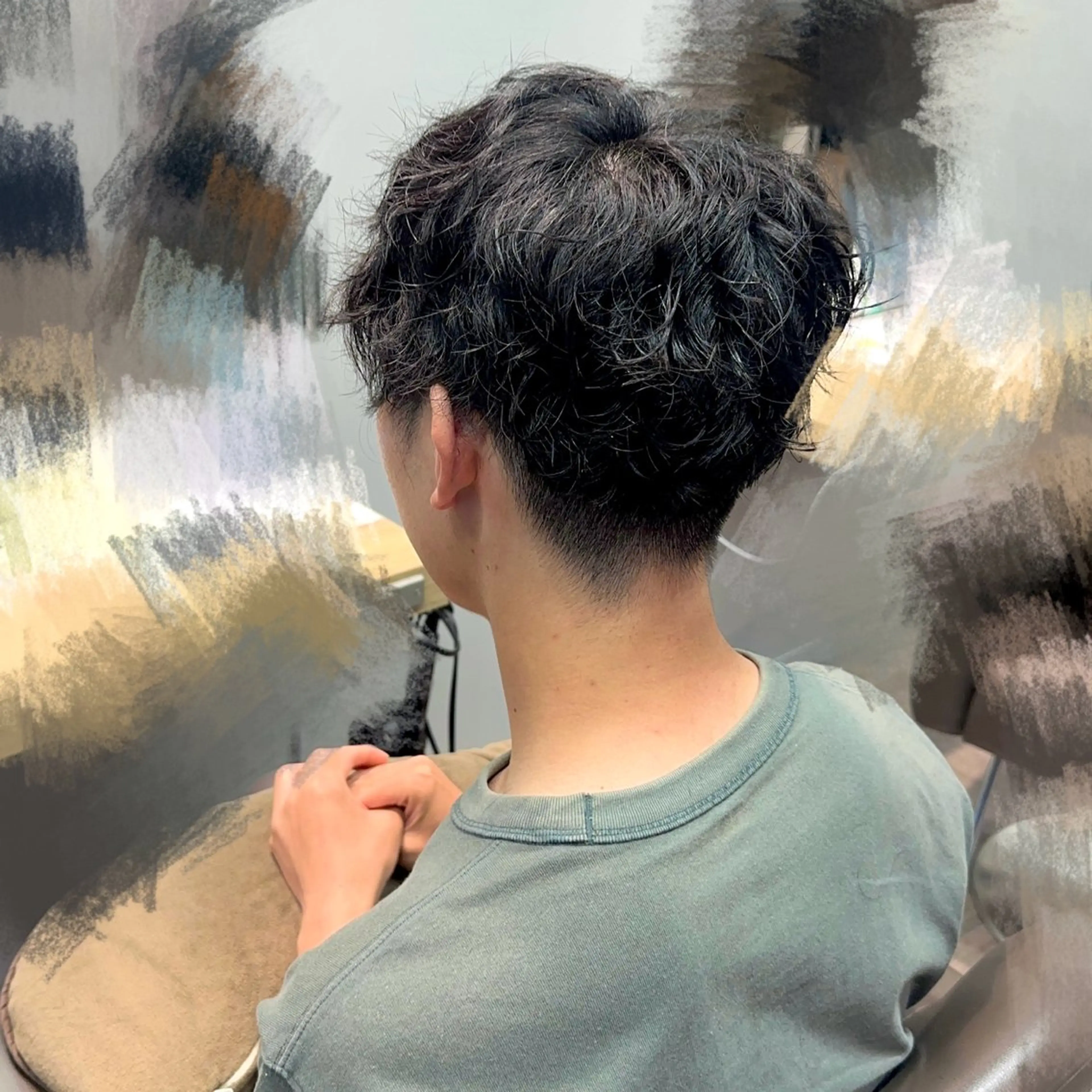 パーマ メンズ カット パーマ yui 🎀 Men's 特化のヘアスタイル