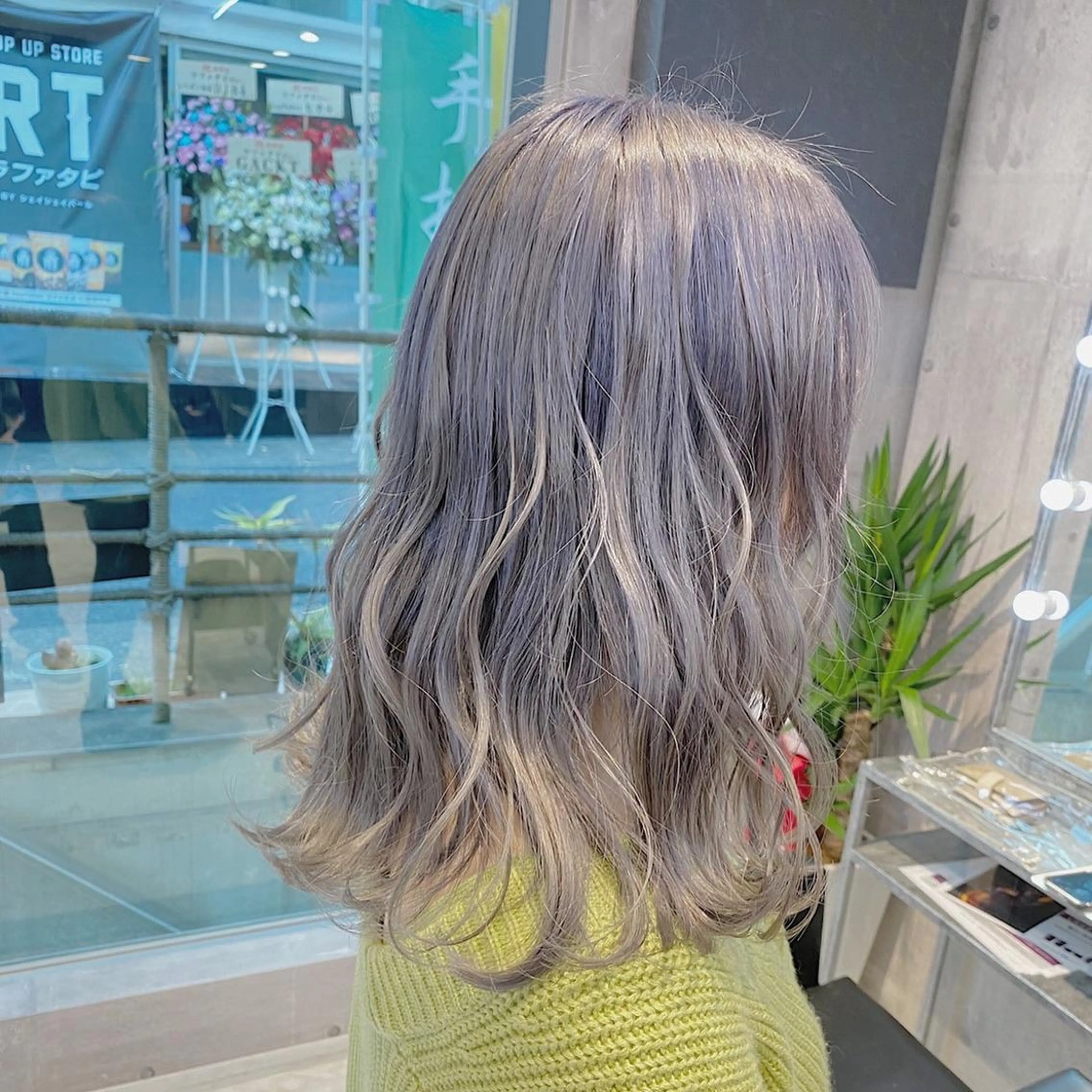ミディアム 🩵ムラ修正ブリーチ 🩵 YUUのヘアスタイル