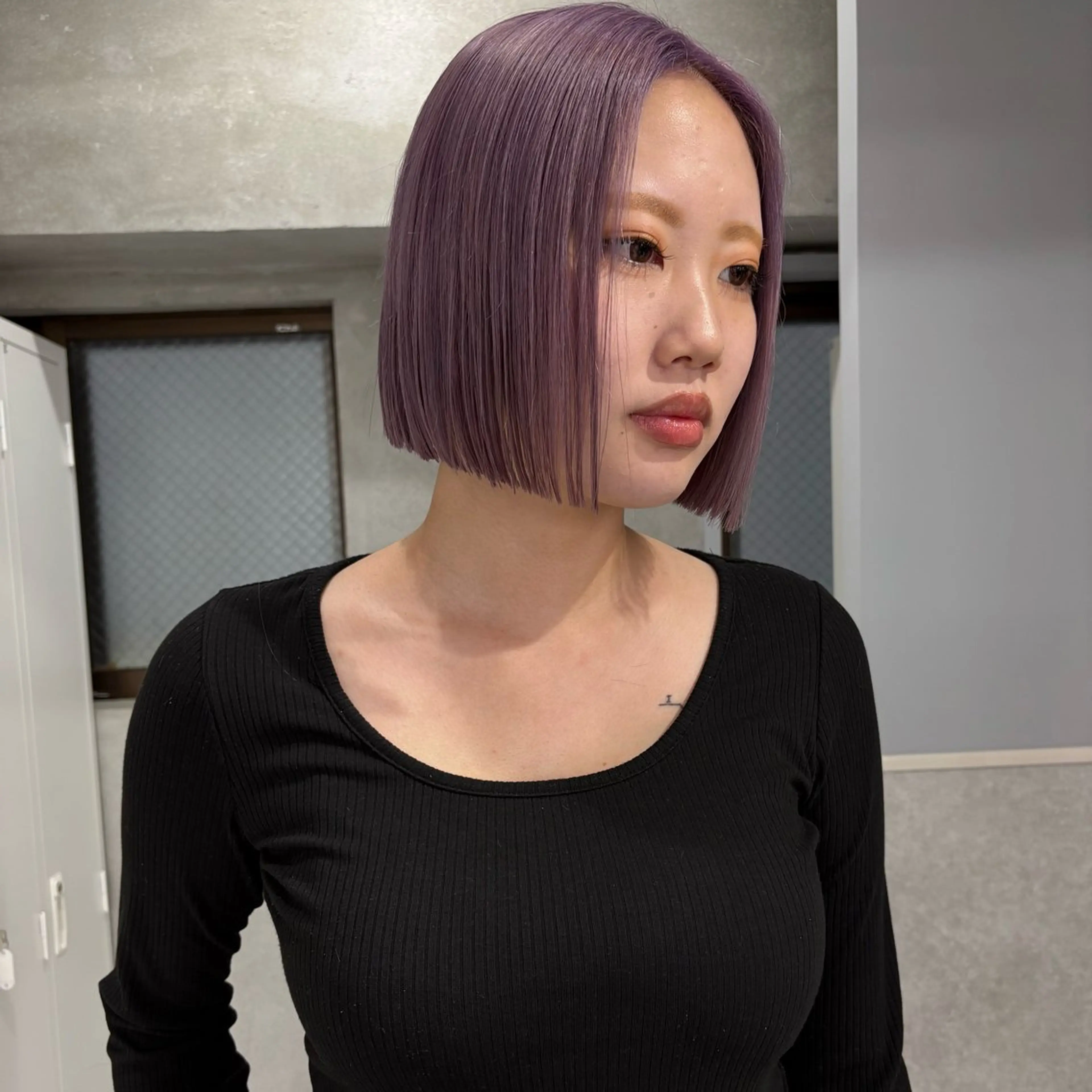 ショート カラー ブリーチ ボブ ヘアカラー ハイトーン/ボブ /HBL/AYUNAのヘアスタイル