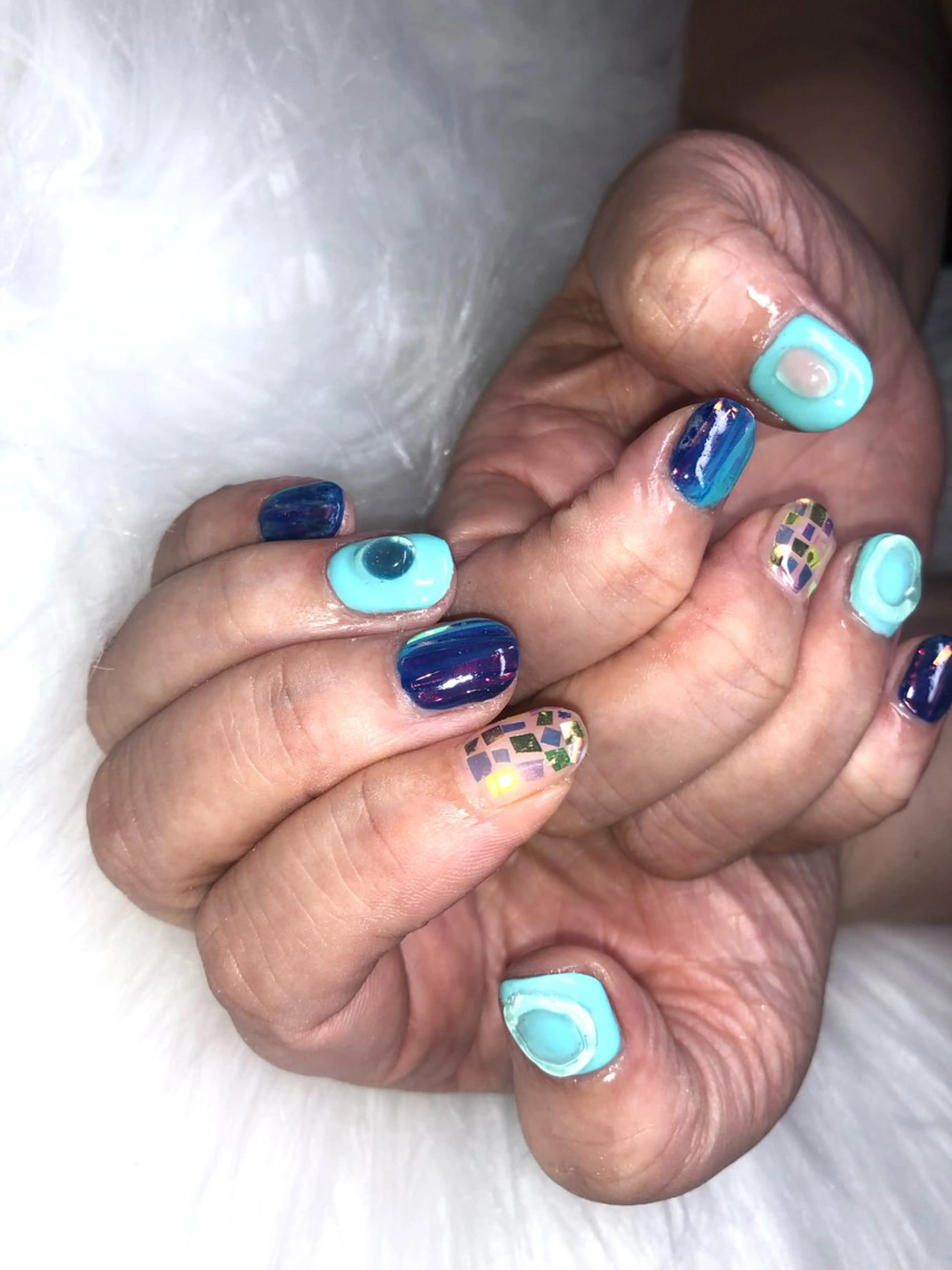 ネイル ハンドネイル nailsalon younail所属・ネイリスト よっちゃんのネイルデザイン