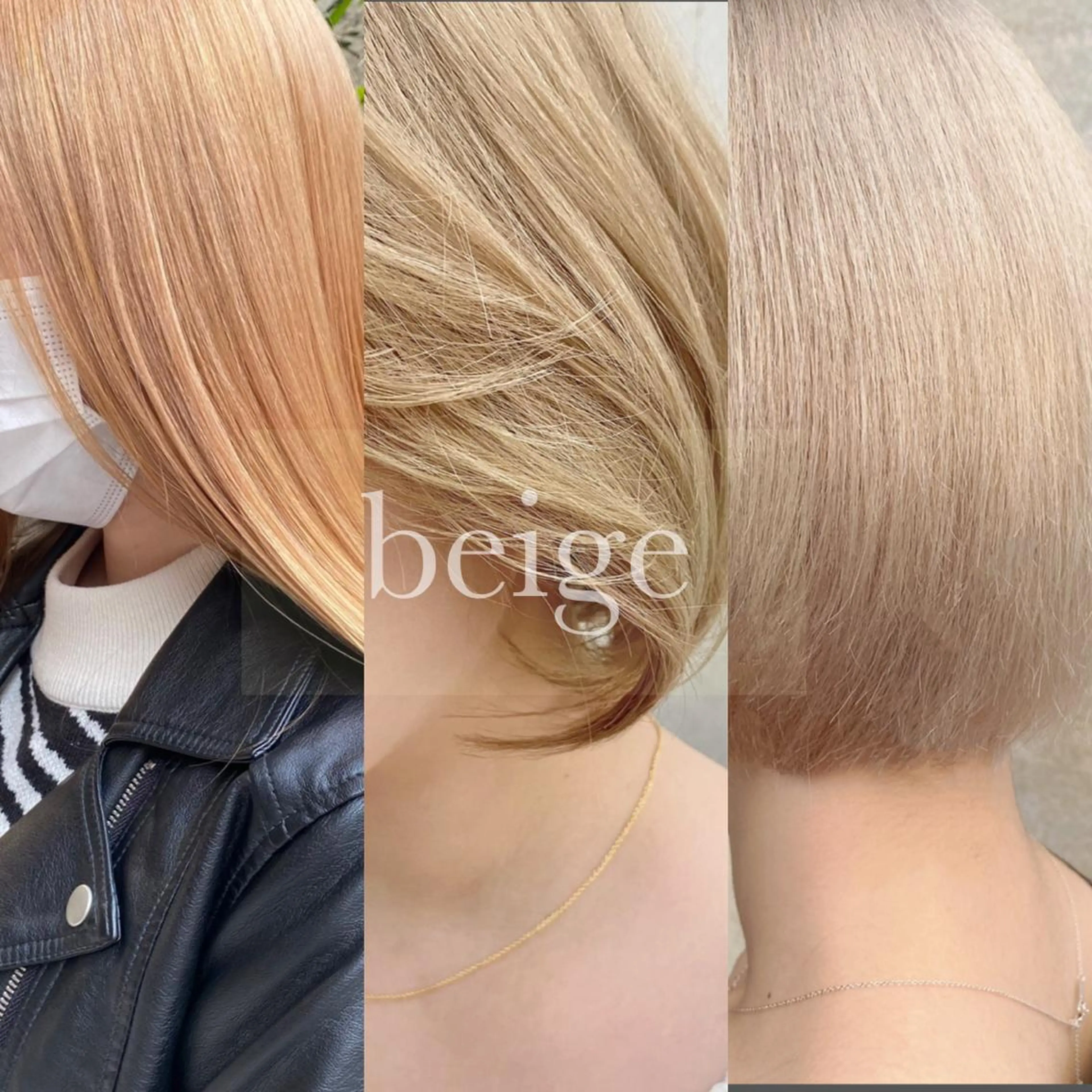 カラー ベージュカラー ブロンド ホワイトベージュ ホワイトブロンド ヘアカラー ハイトーン/デザイン hirokiのヘアスタイル