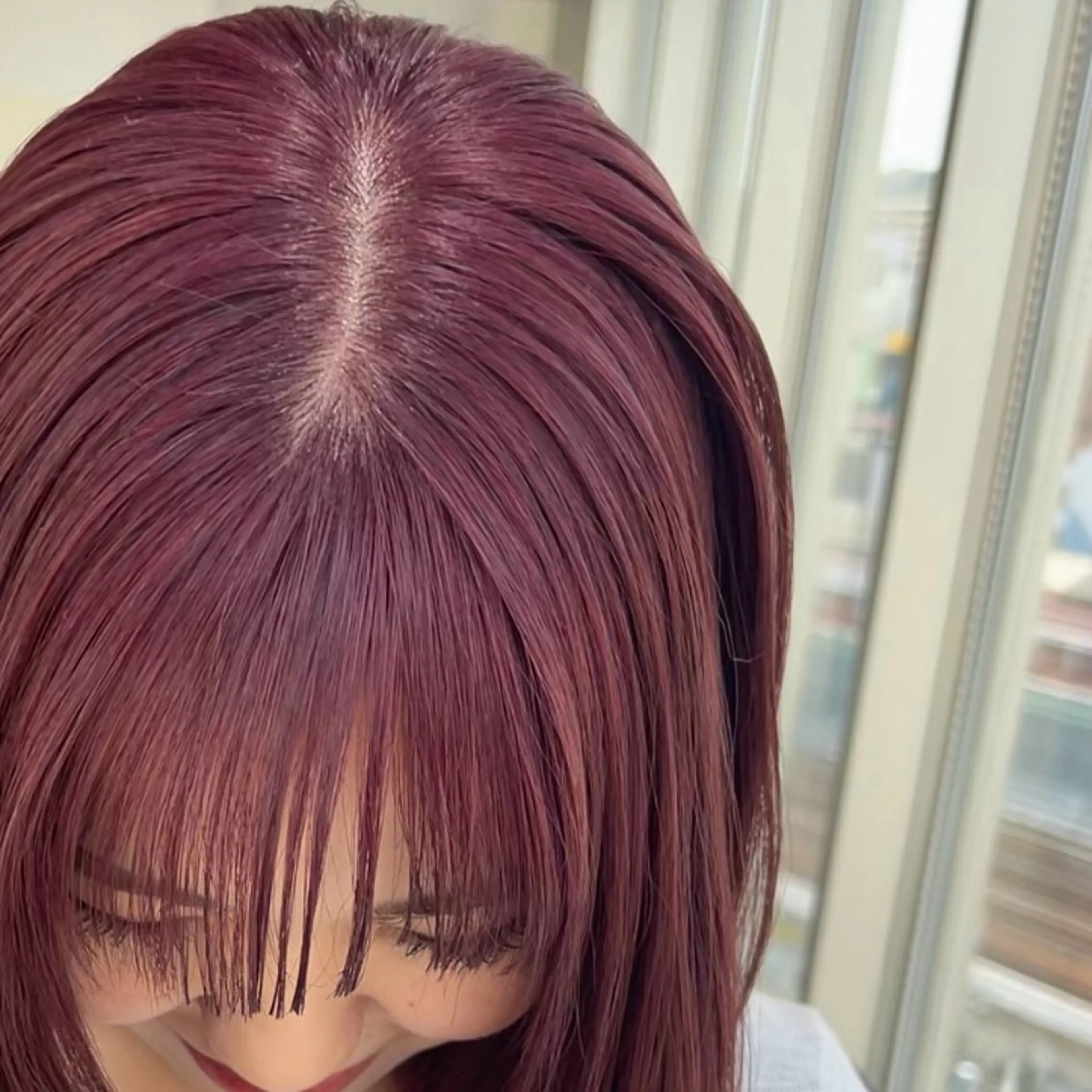 カラー ブリーチ EIGHT mana 海外グレージュ🥥のヘアスタイル