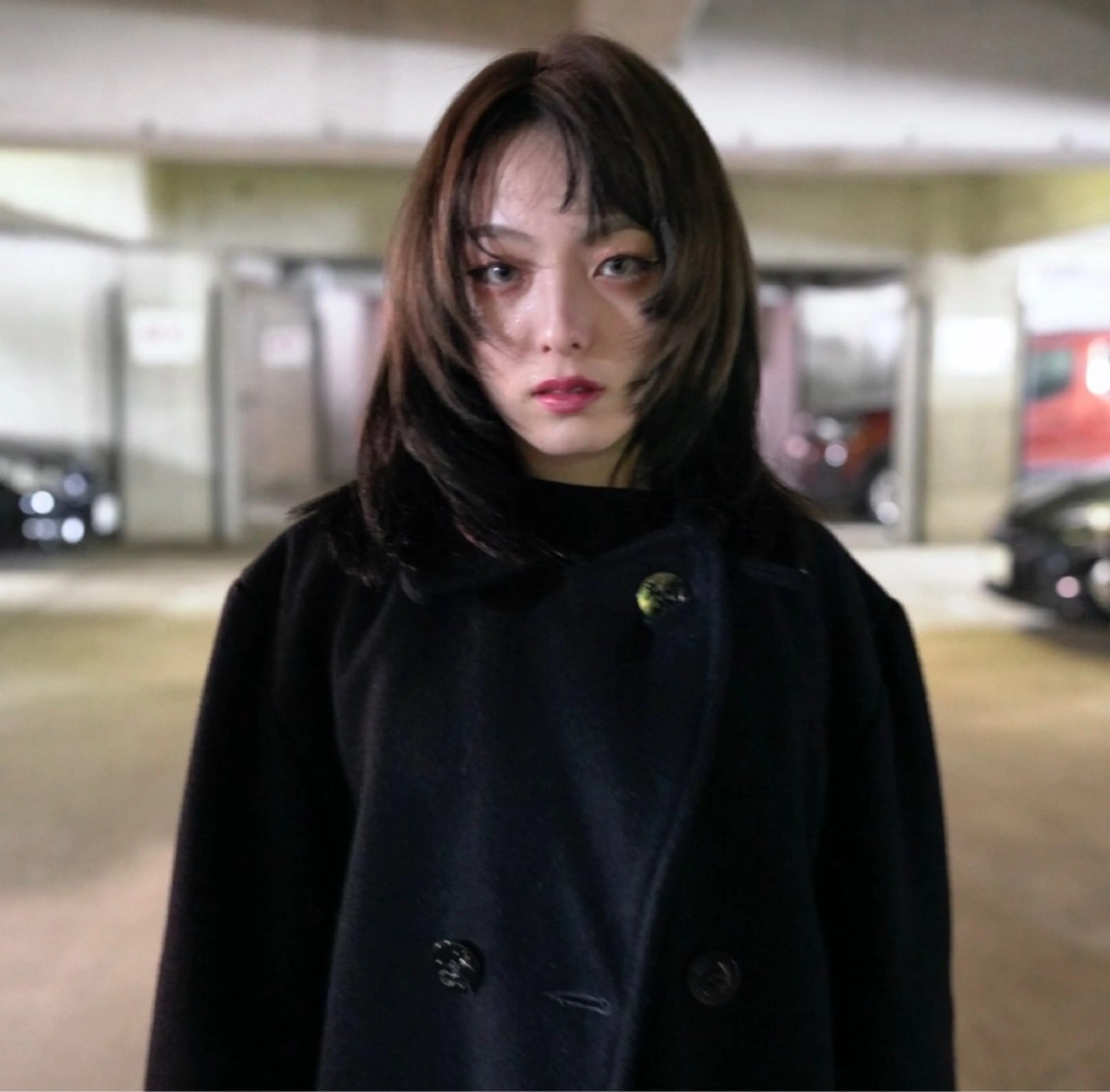 ミディアム ヘアカラー gattaca cocoroのヘアスタイル