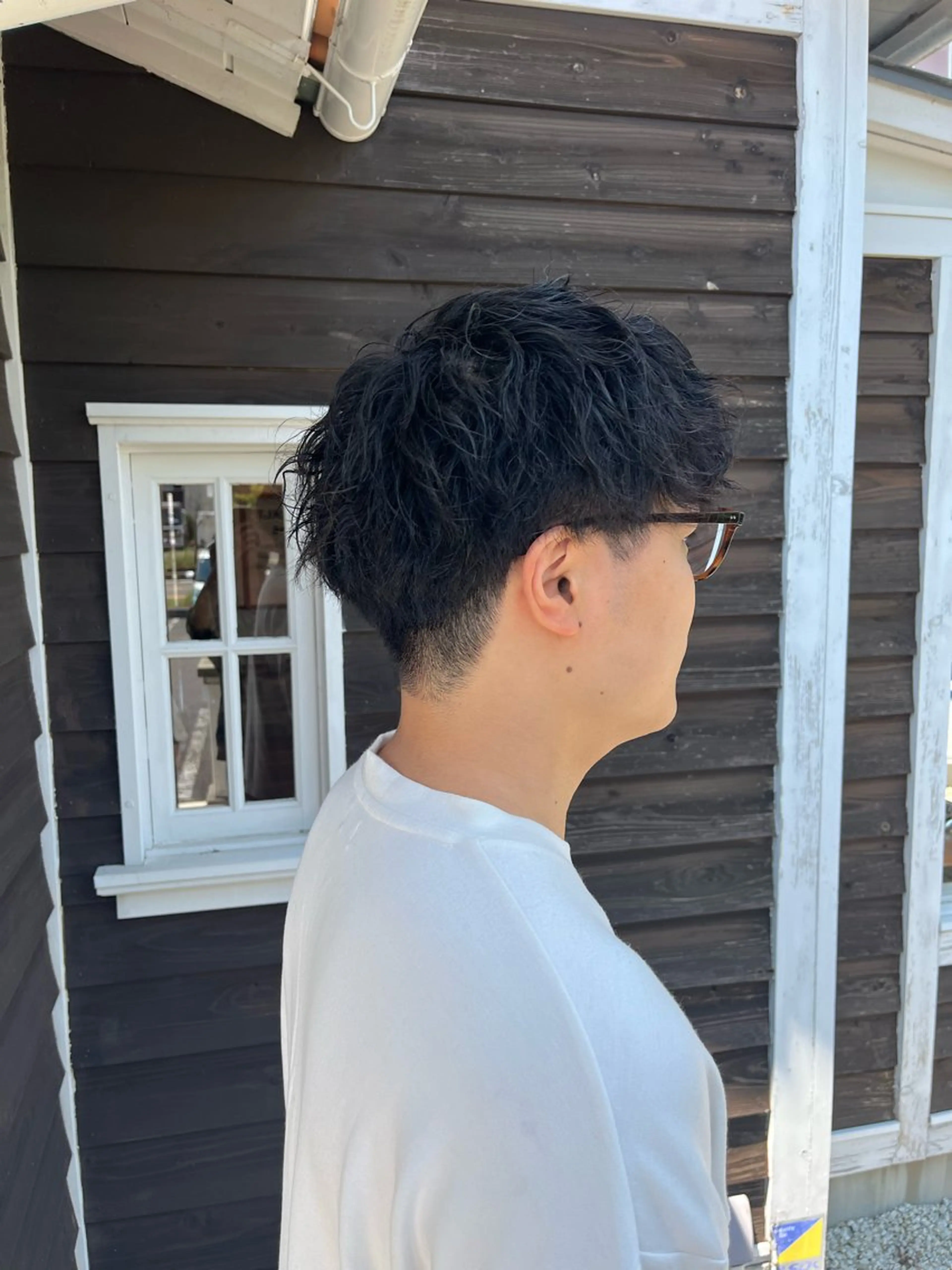 パーマ メンズ 篠田 翔太のヘアスタイル