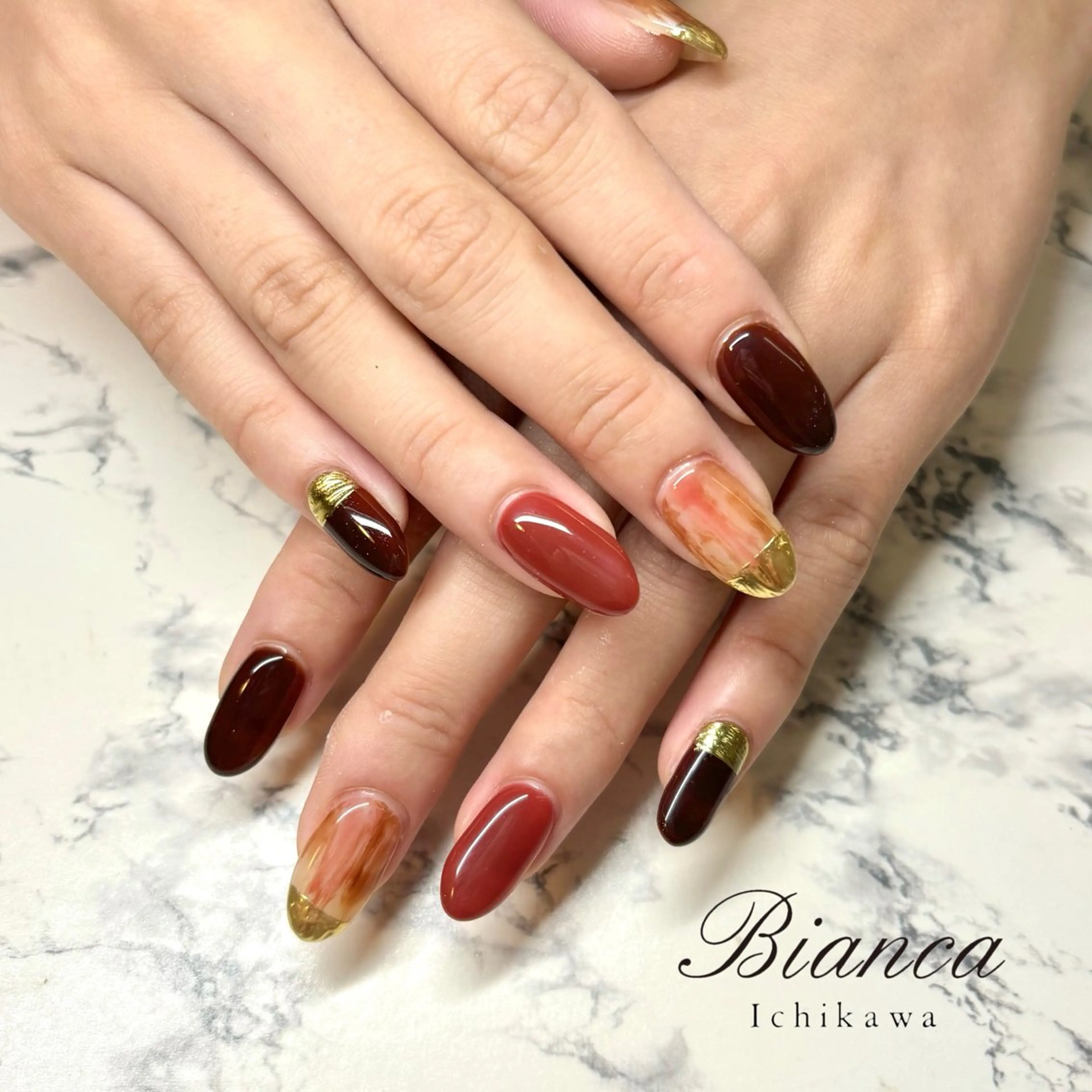 ネイル ハンドネイル 🕊️Bianca 児玉🕊️のネイルデザイン