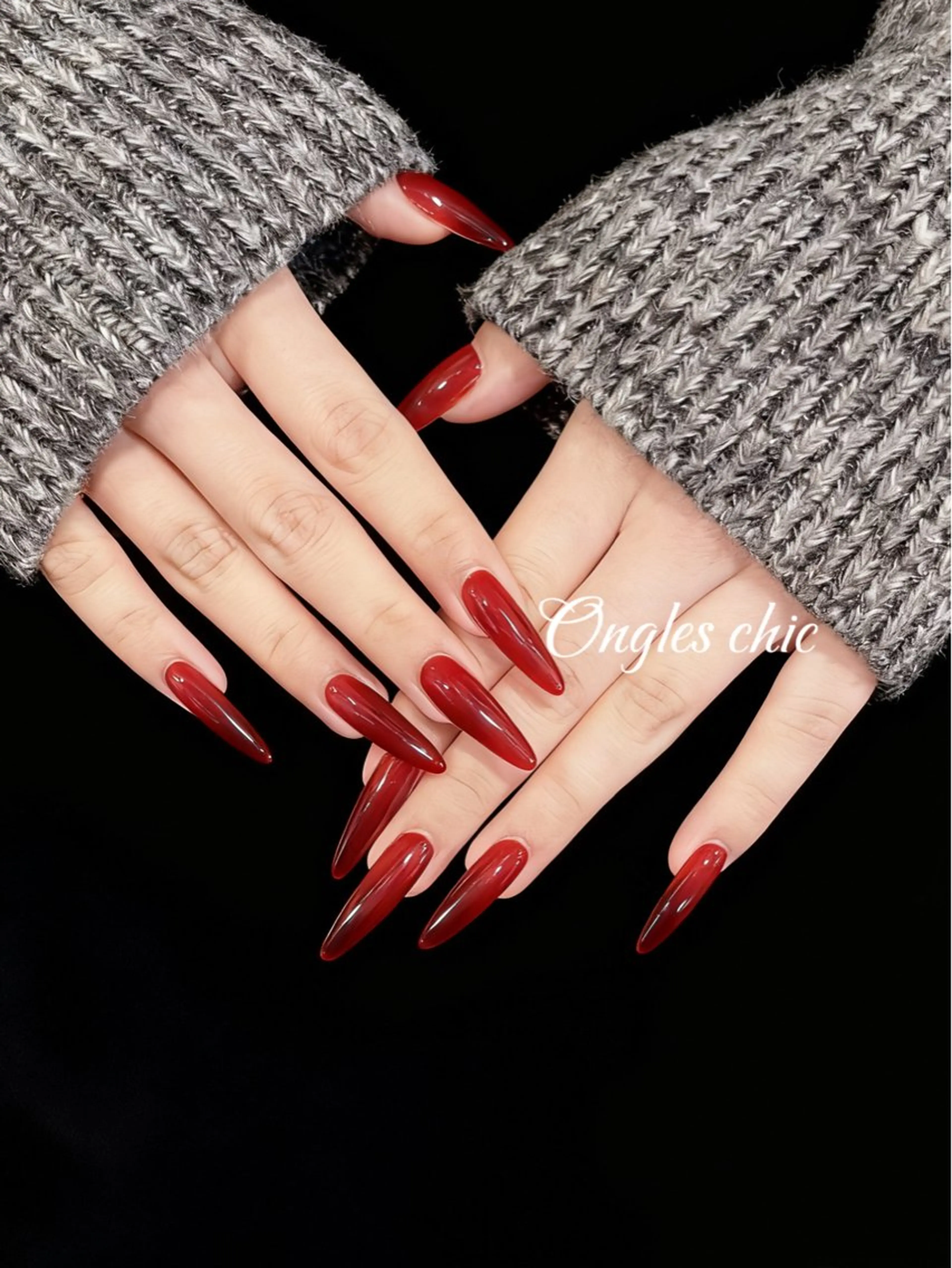 ネイル ハンドネイル ongles chicのネイルデザイン