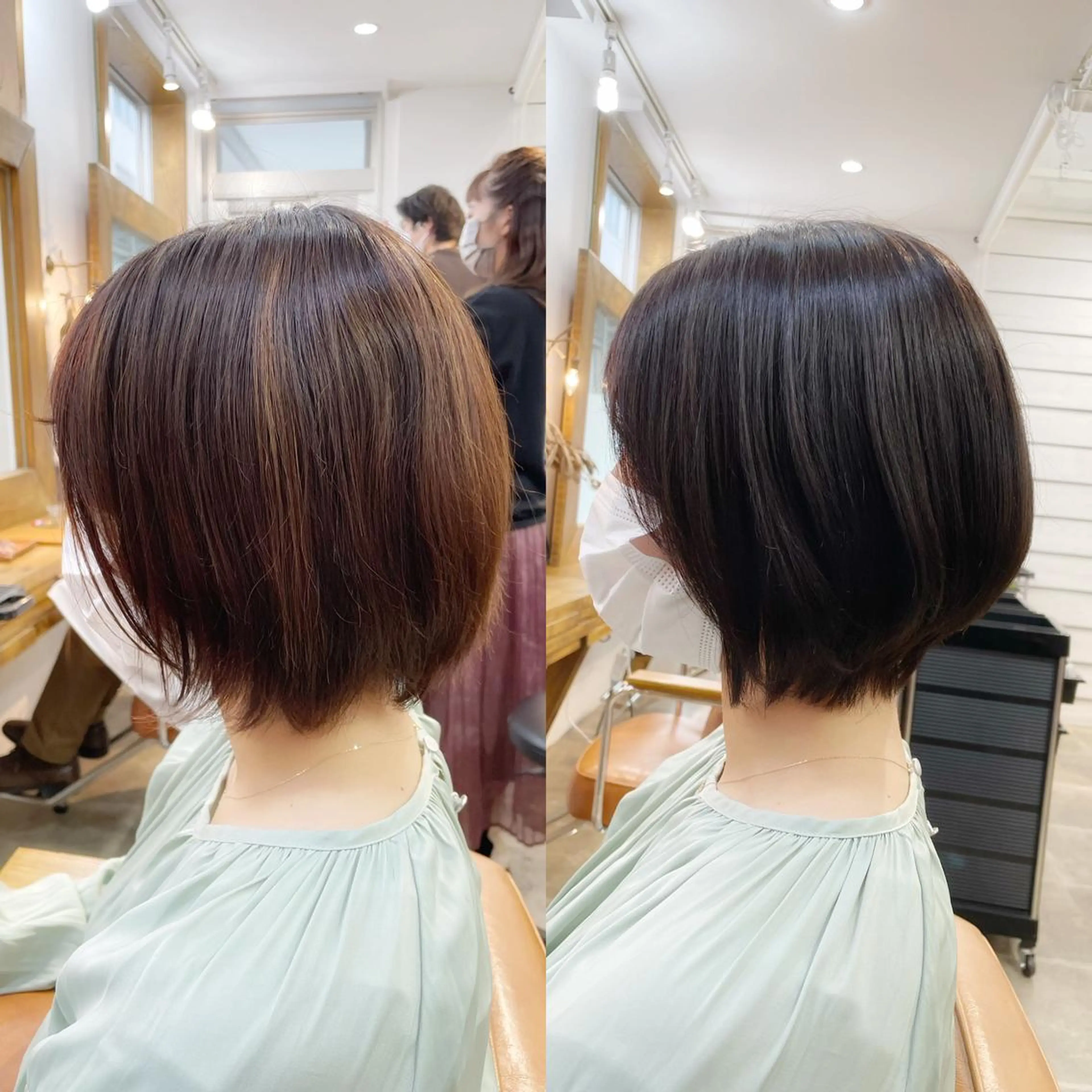 ショート カット ヘアカラー トリートメント newline銀座所属・銀座ショート/ 大人ショート/金子涼のヘアスタイル