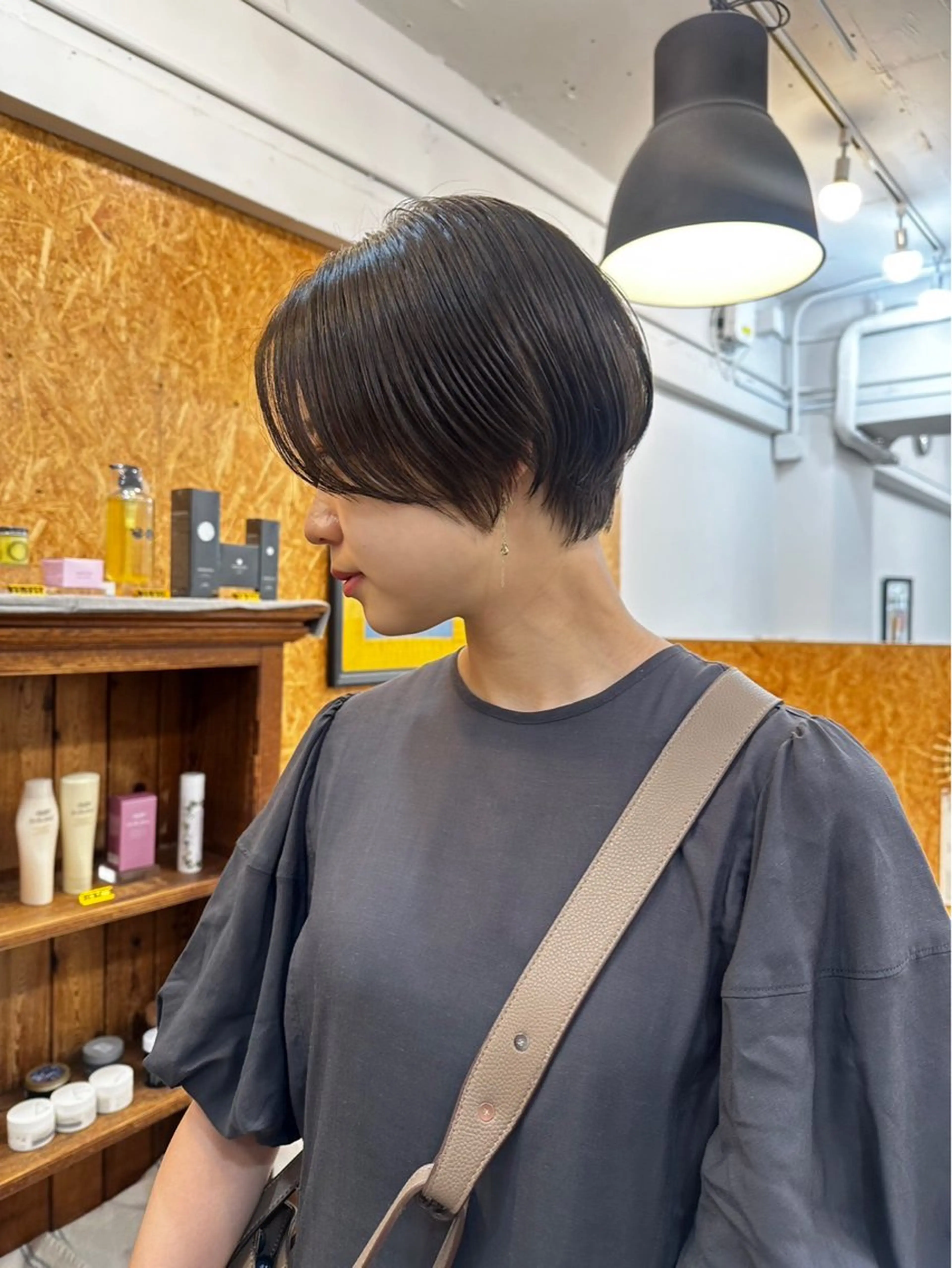 ショート ショートヘア hana✂︎メンズ ニュアンスパーマのヘアスタイル