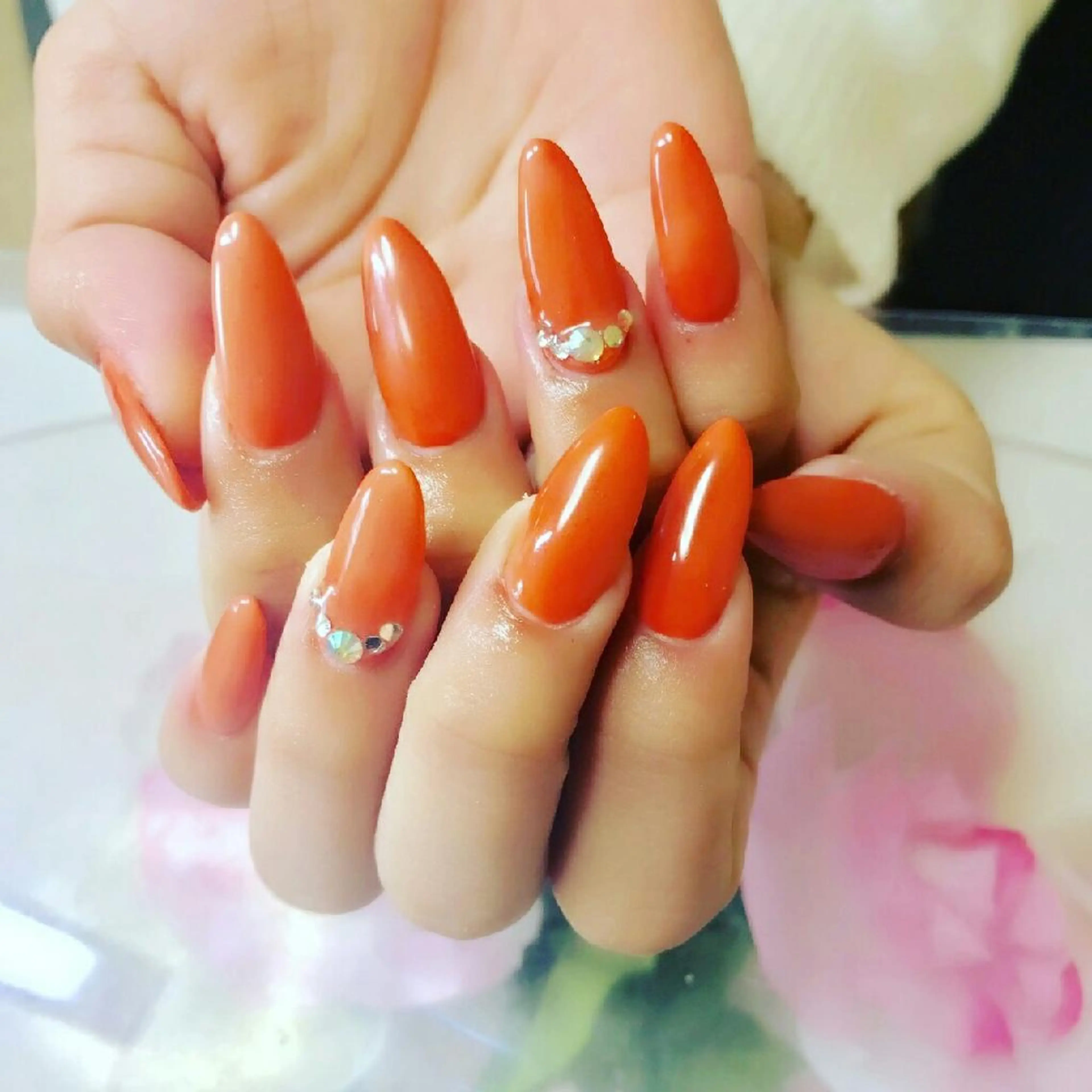 ネイル ワンカラーネイル スカルプネイル Lien nail リアン　ネイルのネイルデザイン