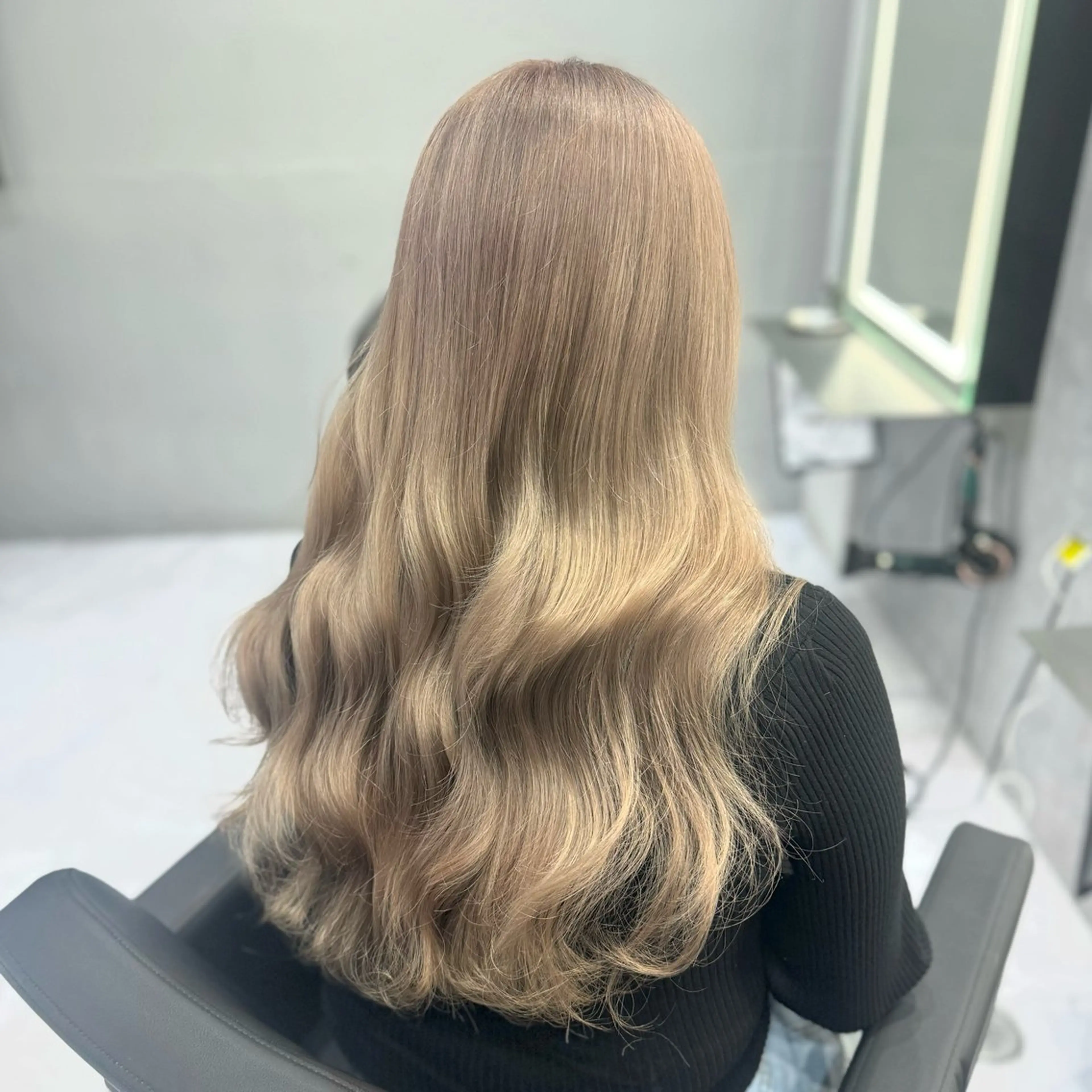 ロング ヘアカラー トリートメント ❤️‍🔥シールエク ＋カラー京❤️‍🔥のヘアスタイル