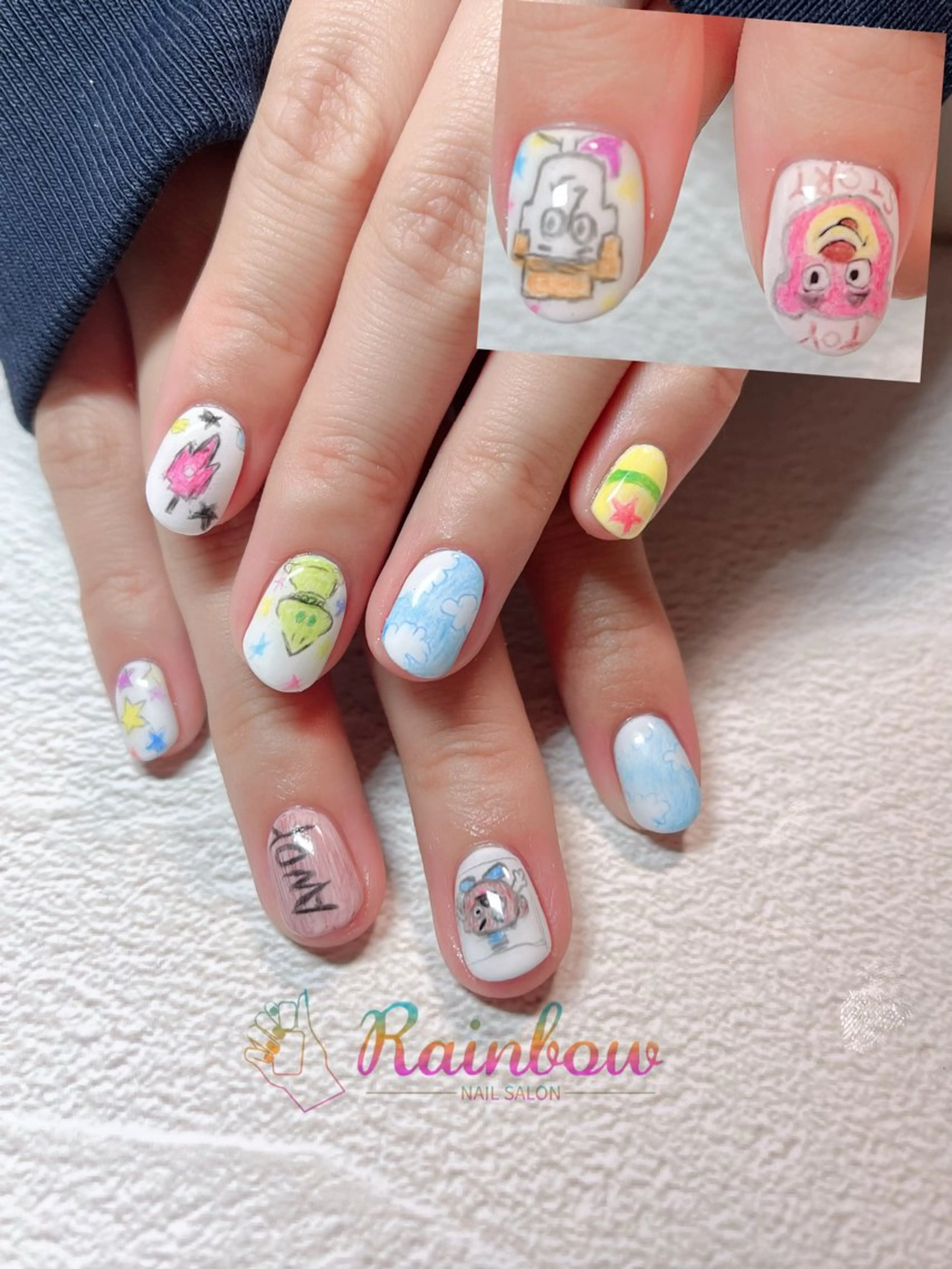 ネイル ハンドネイル Rainbow Nailのネイルデザイン