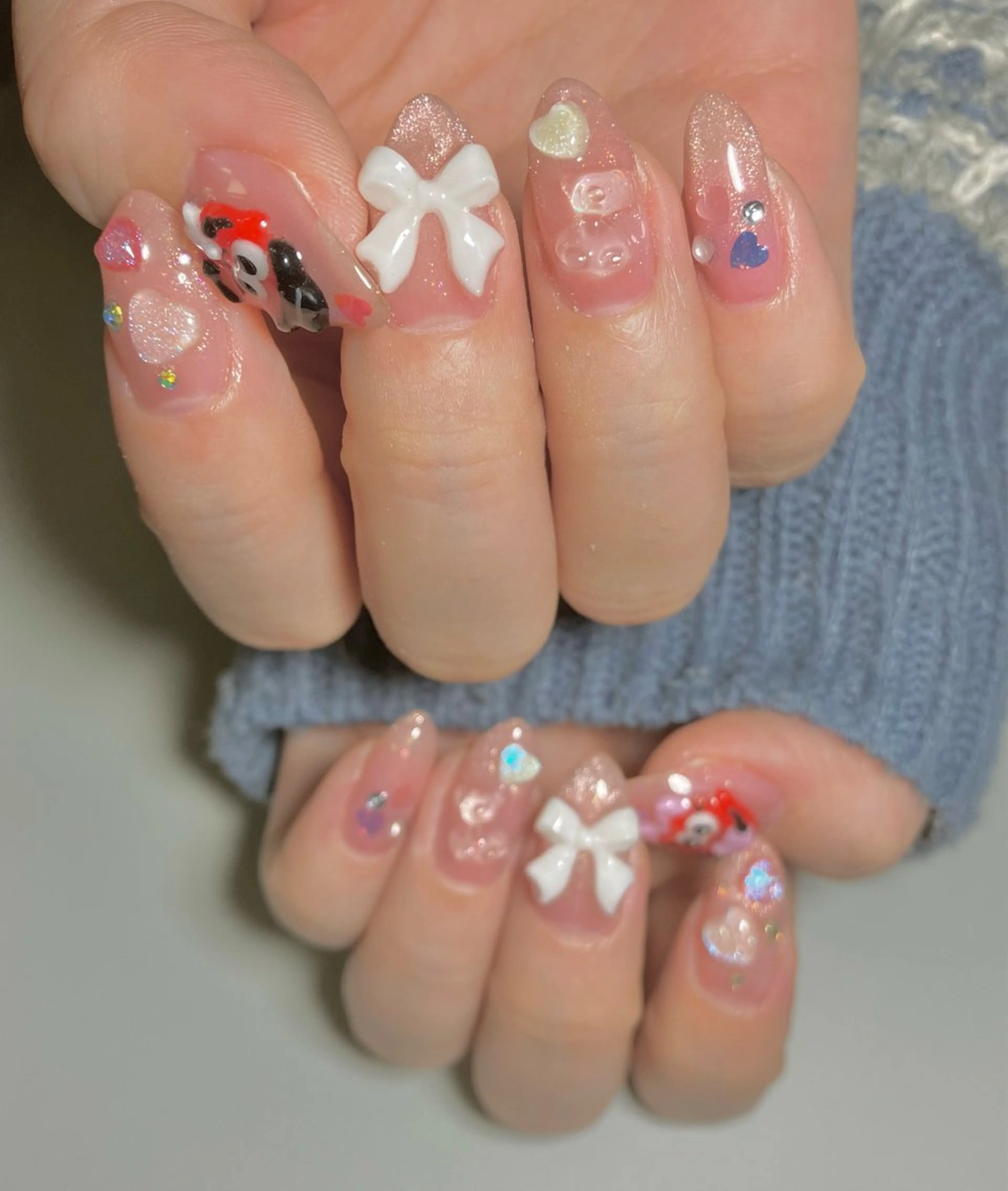 ネイル ハンドネイル 🧸やり放題🧸 （パラ・フィル専門）のネイルデザイン