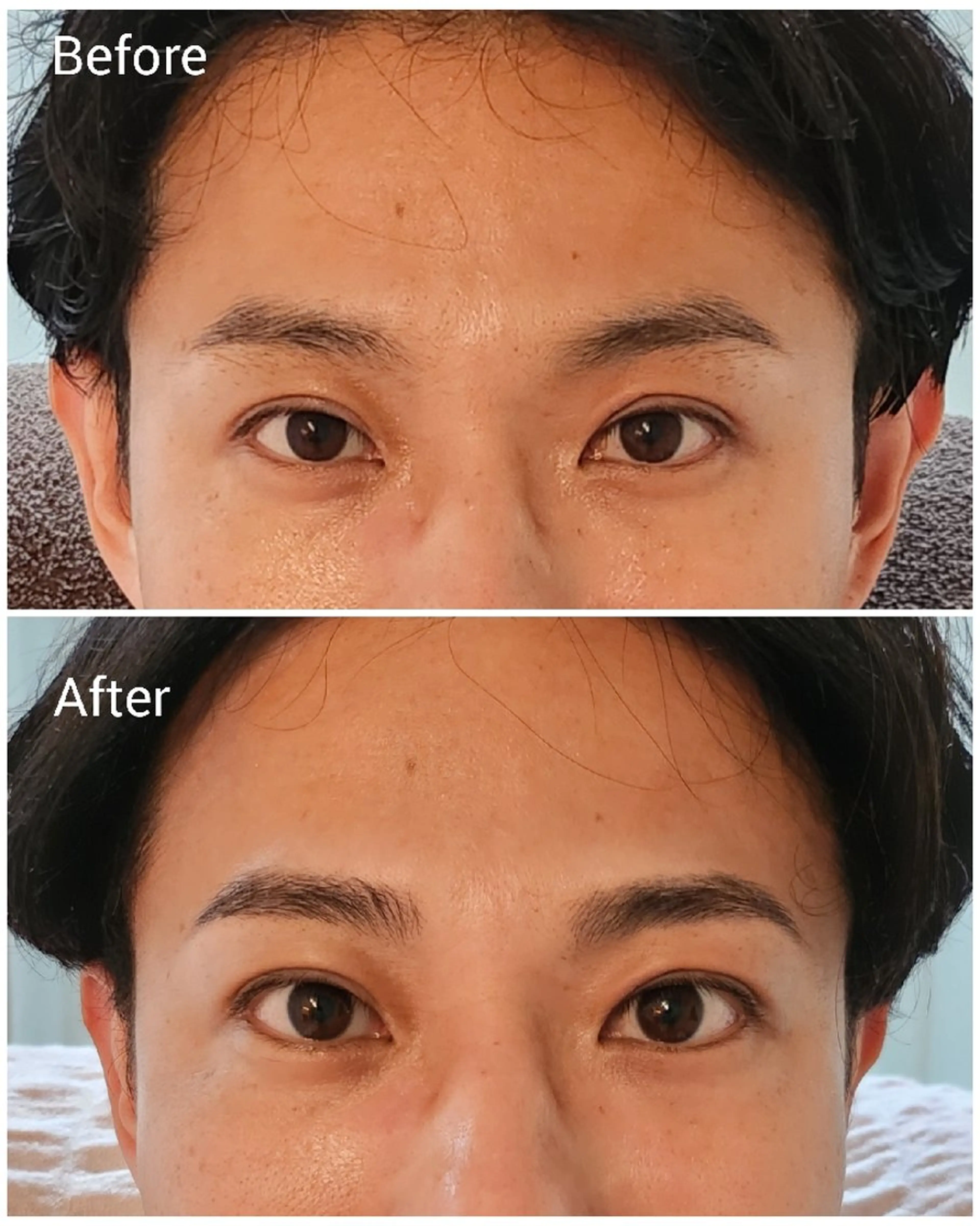 🔷練習モデル🔷メンズ美眉スタイリング 【WAX+眉パーマ】の写真