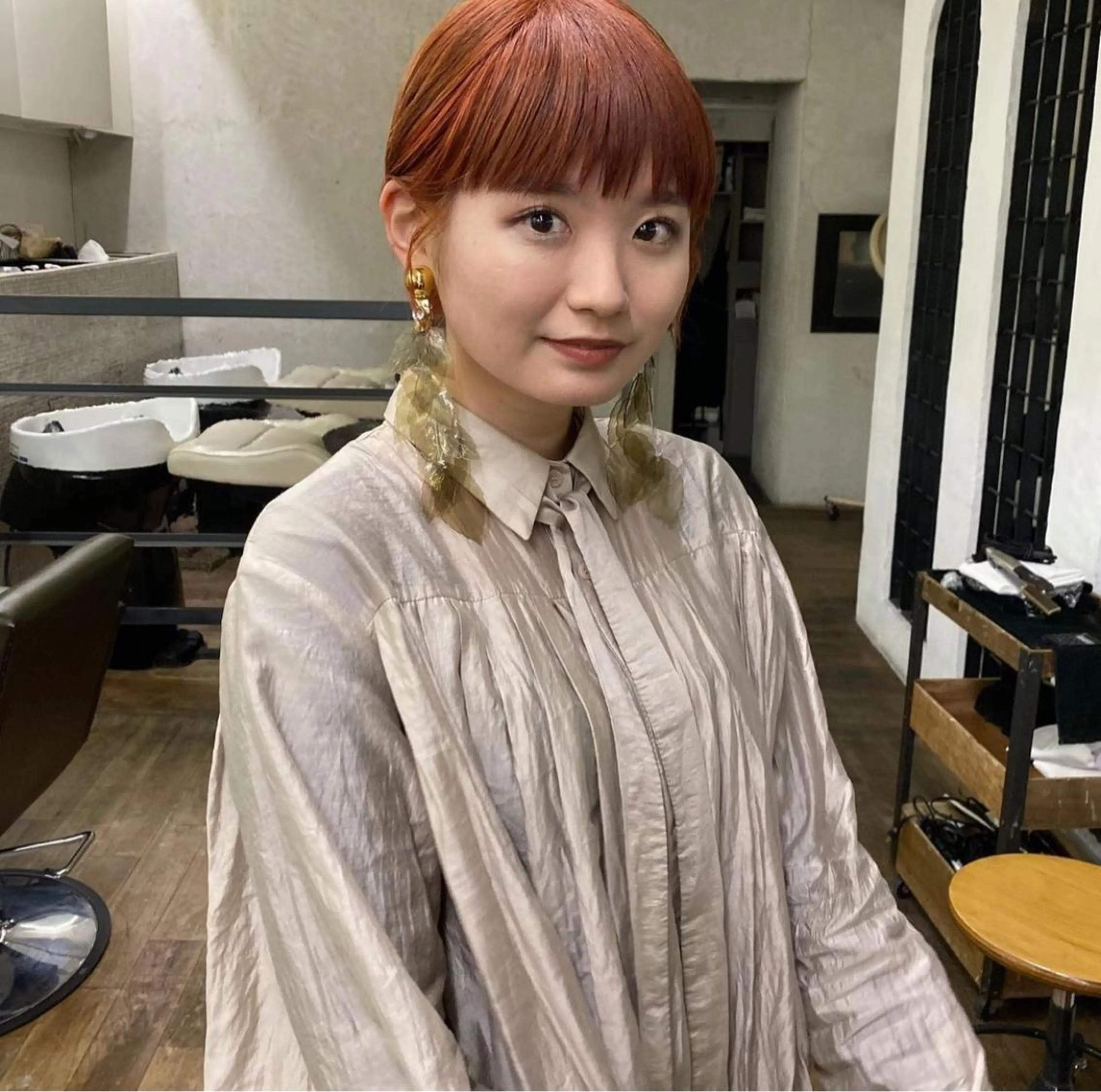 ミディアム カラー デザインカラー🥂 YUKAのヘアスタイル