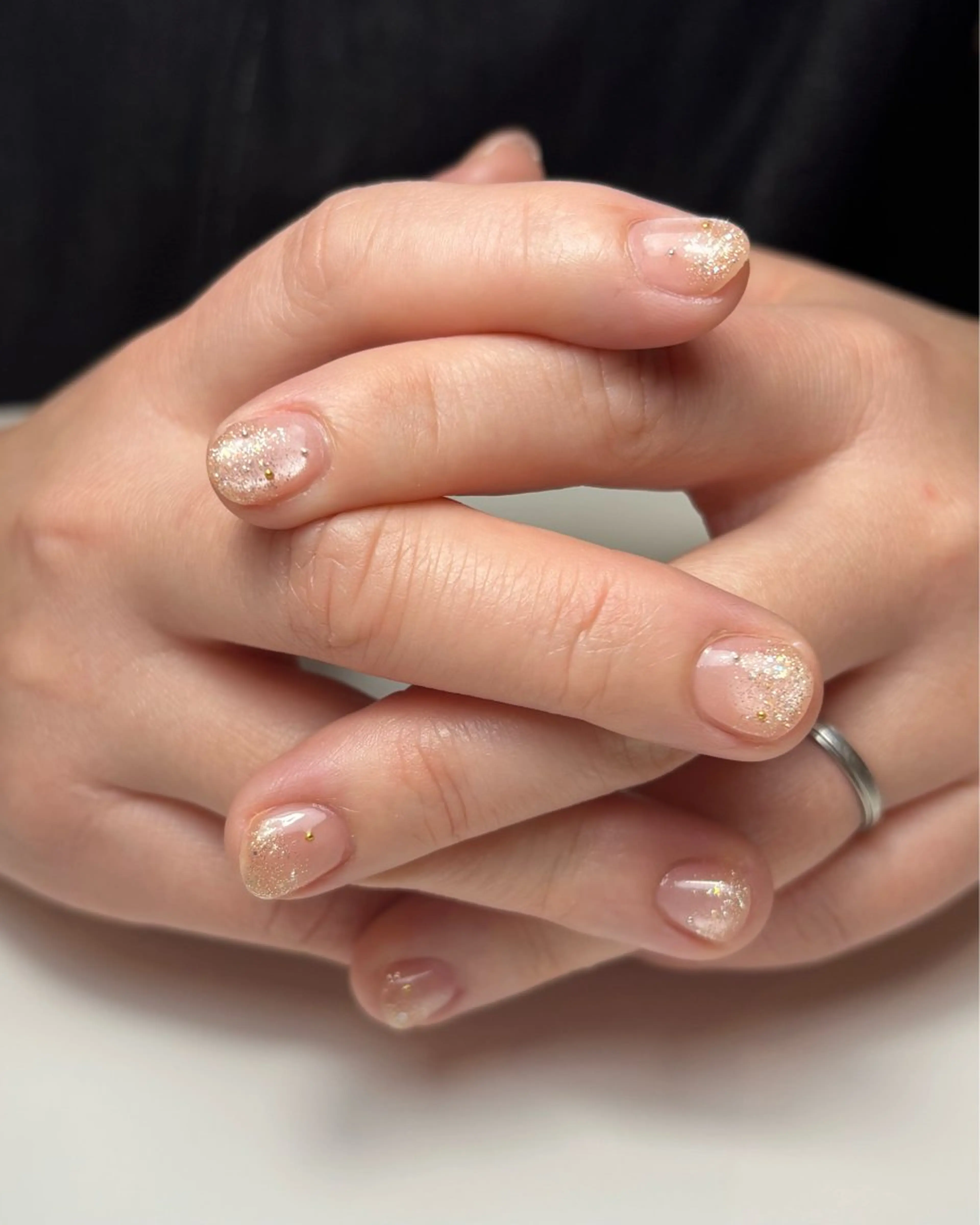 ネイル キラキラネイル 春ネイル ハンドネイル Ballie/ Mizukiのネイルデザイン