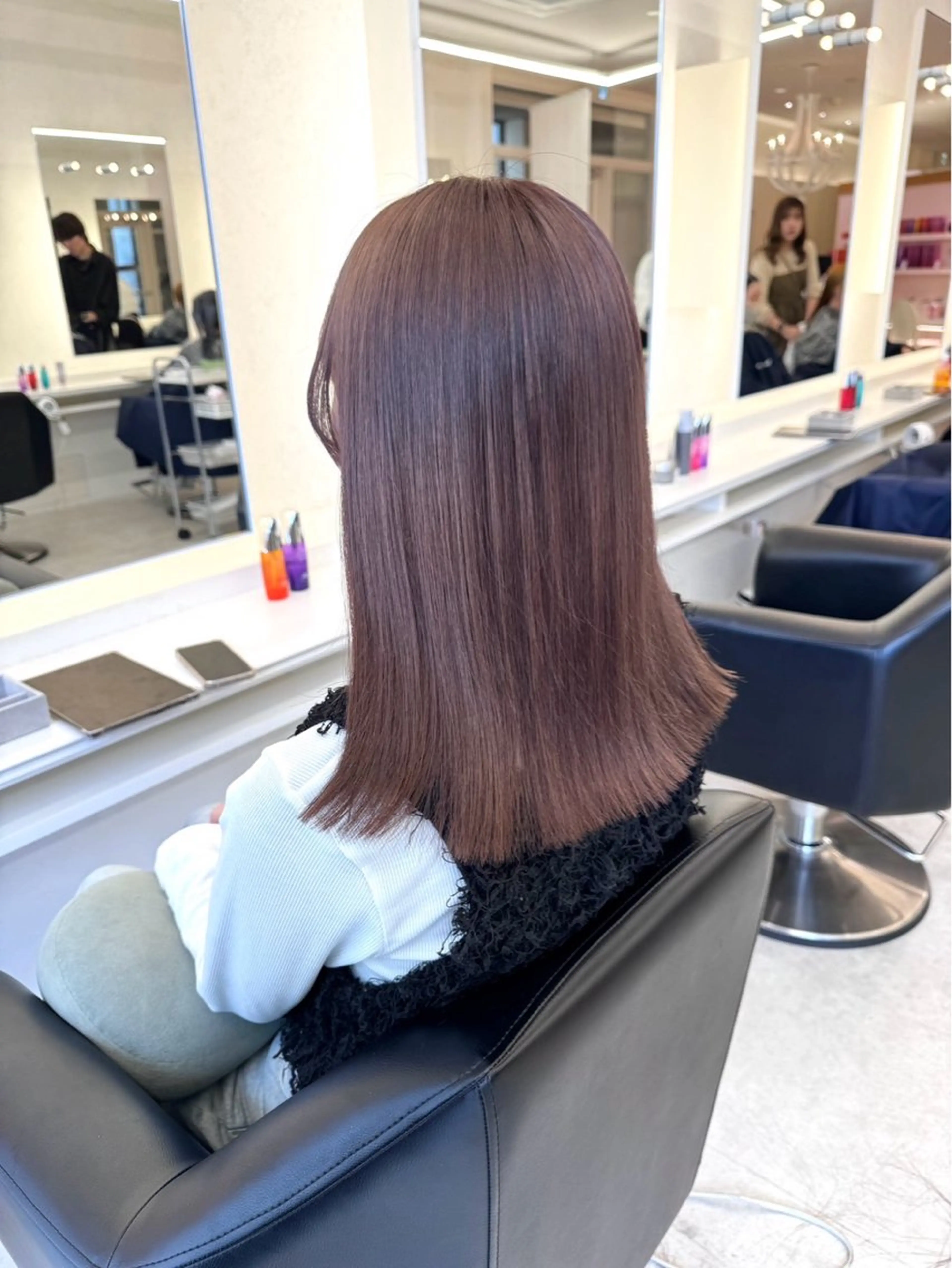 ロング カラー ヘアカラー ParveMix🍀 藤原愛未のヘアスタイル