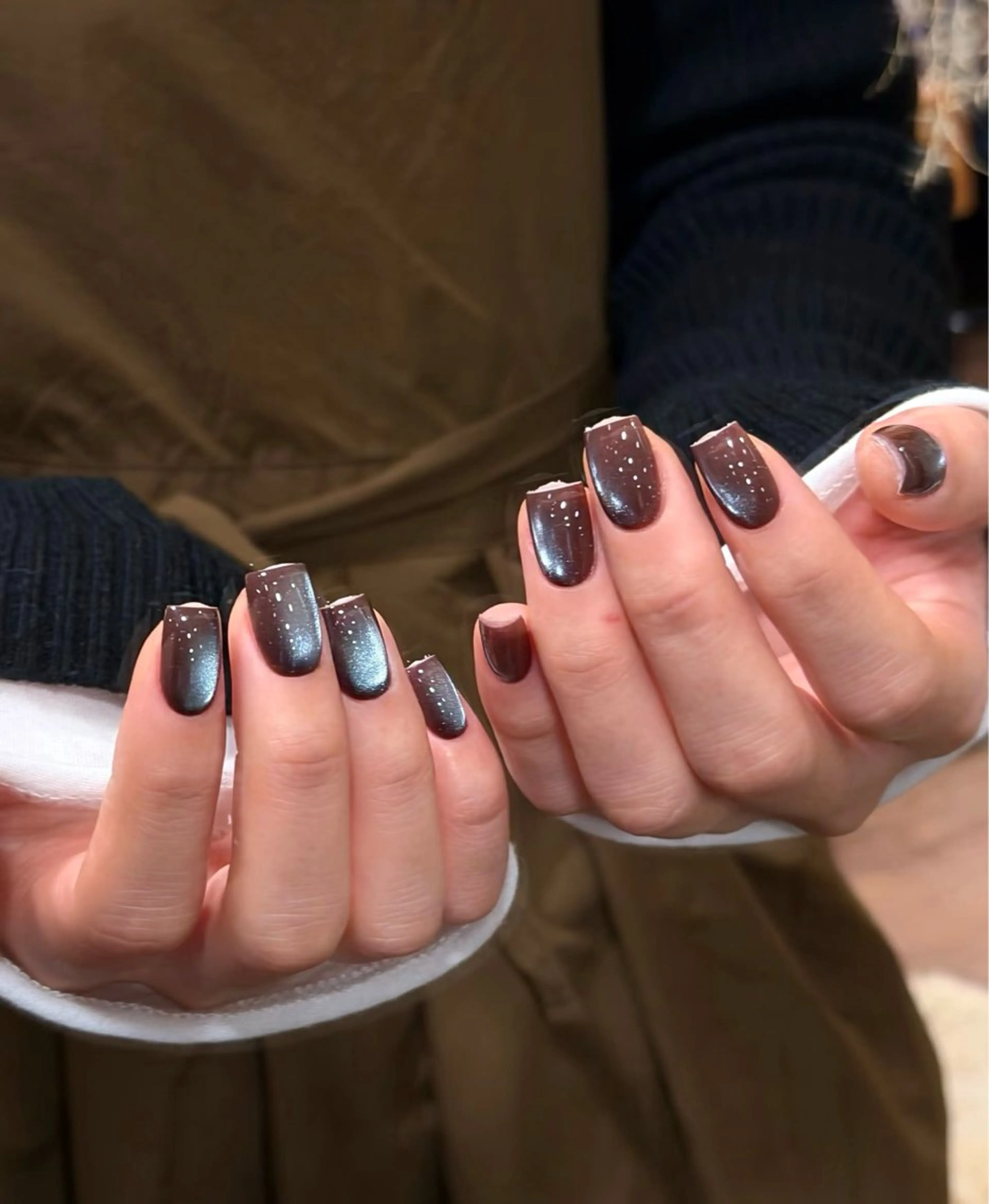 ネイル アートネイル フレンチネイル マグネットネイル ミラーネイル オフィスネイル ハンドネイル Blossom nail【ブラソンネイル】所属・Blossom nail_Yuniのネイルデザイン