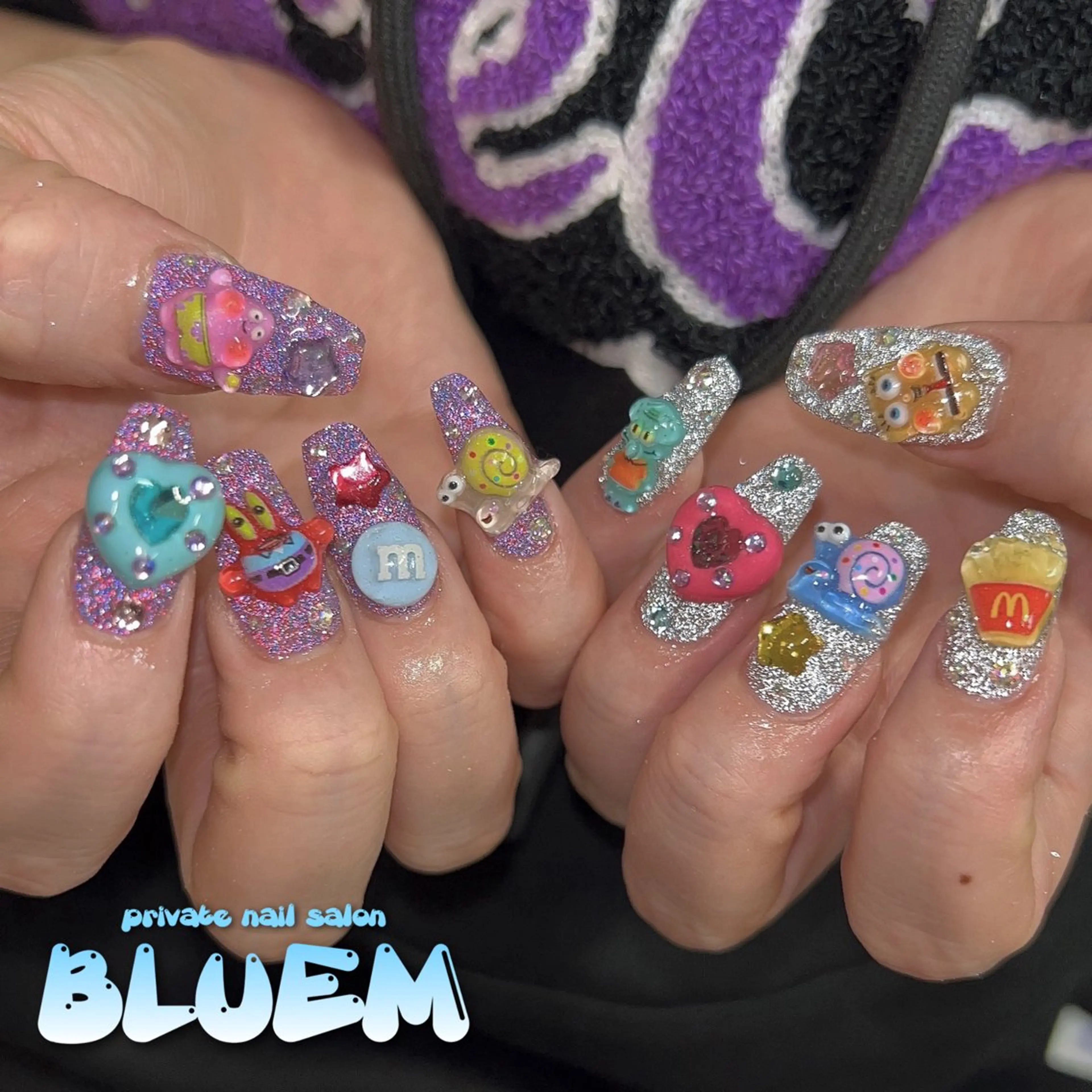 ネイル ハンドネイル BLUEM なな🐶のネイルデザイン