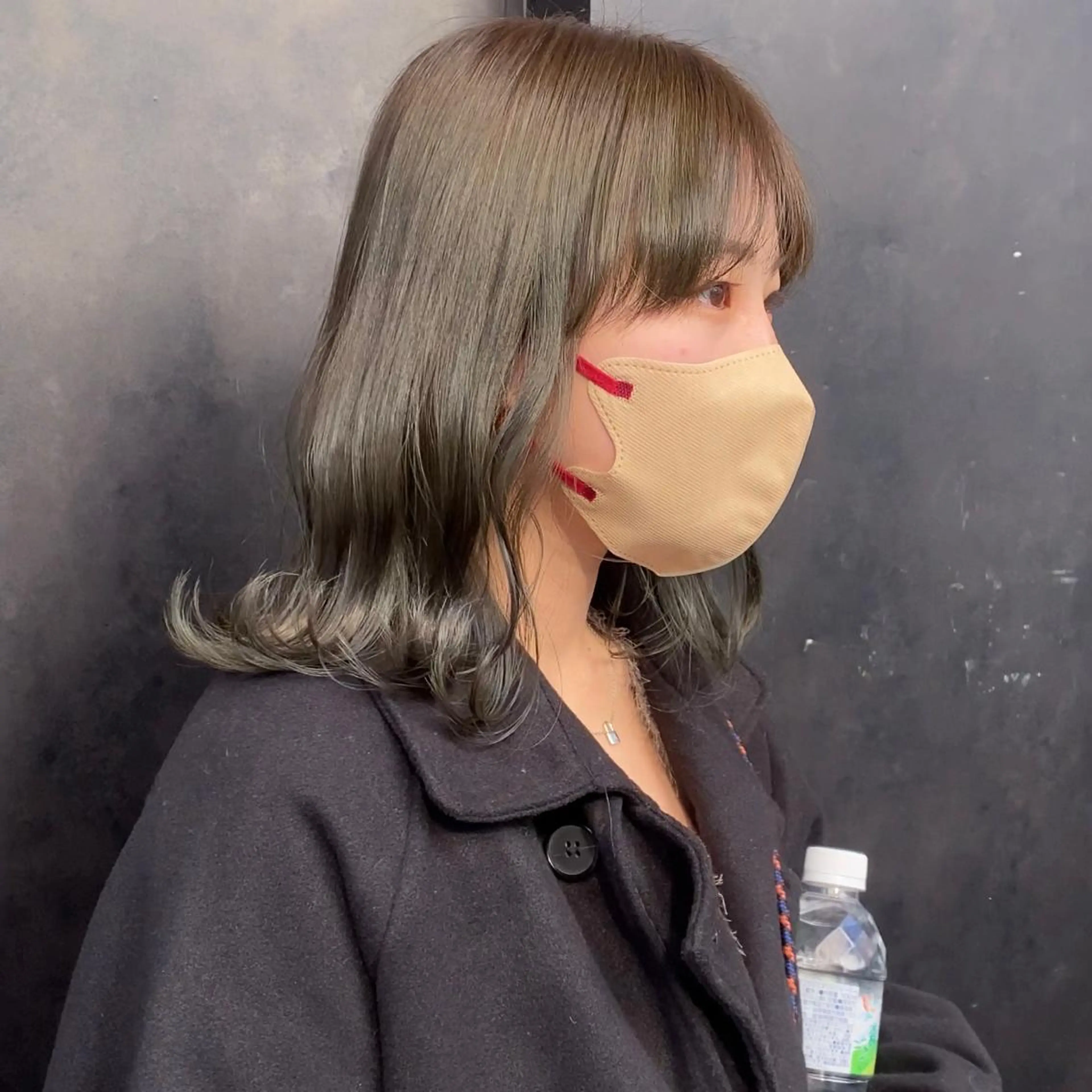 セミロング 髪質改善 トリートメント カット トリートメント 比嘉 陽のヘアスタイル