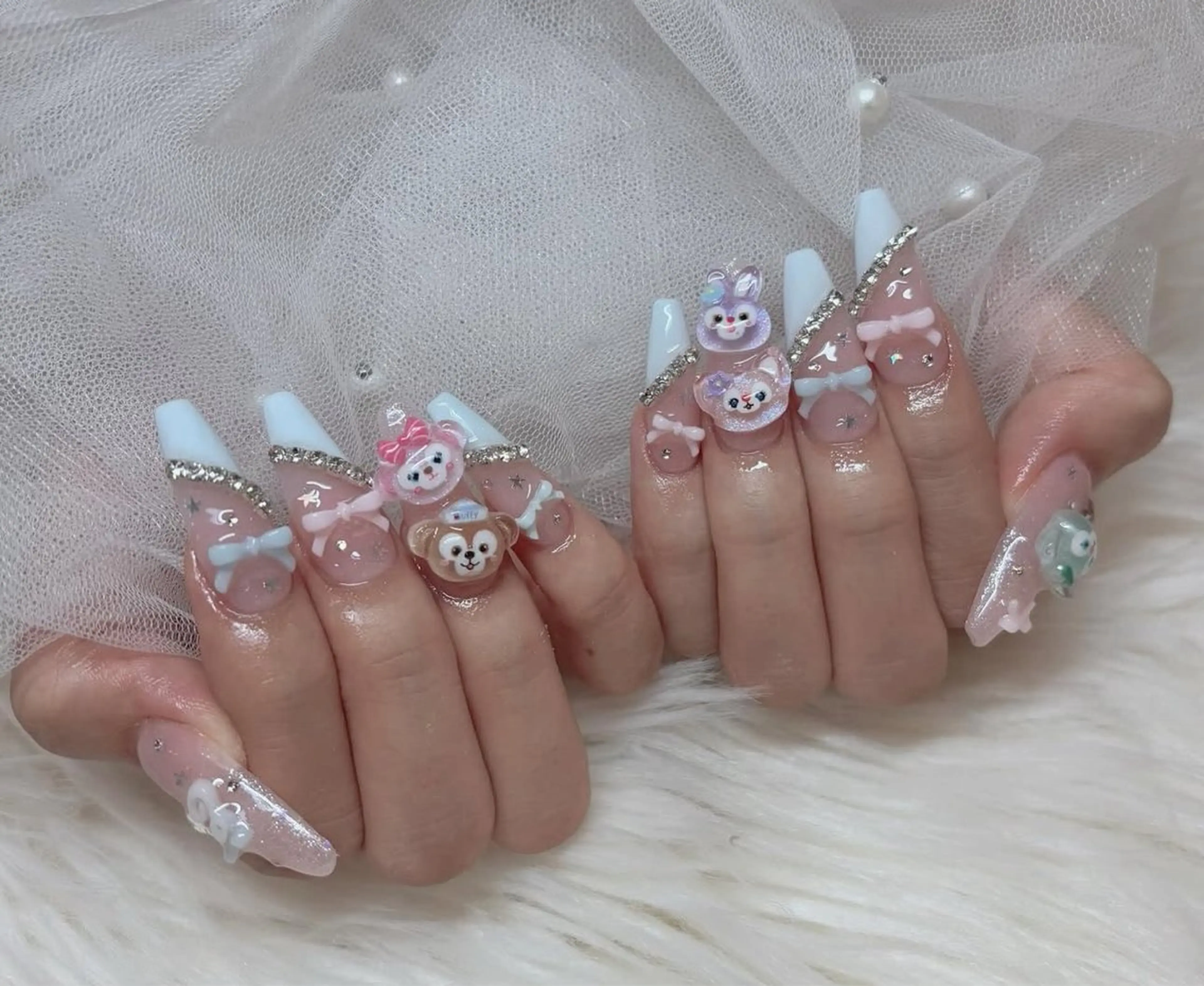 ネイル アートネイル 成人式 ジェルネイル ニュアンスネイル 夏ネイル ハンドネイル H.baby Nai Salon所属・neco H.babynailのネイルデザイン