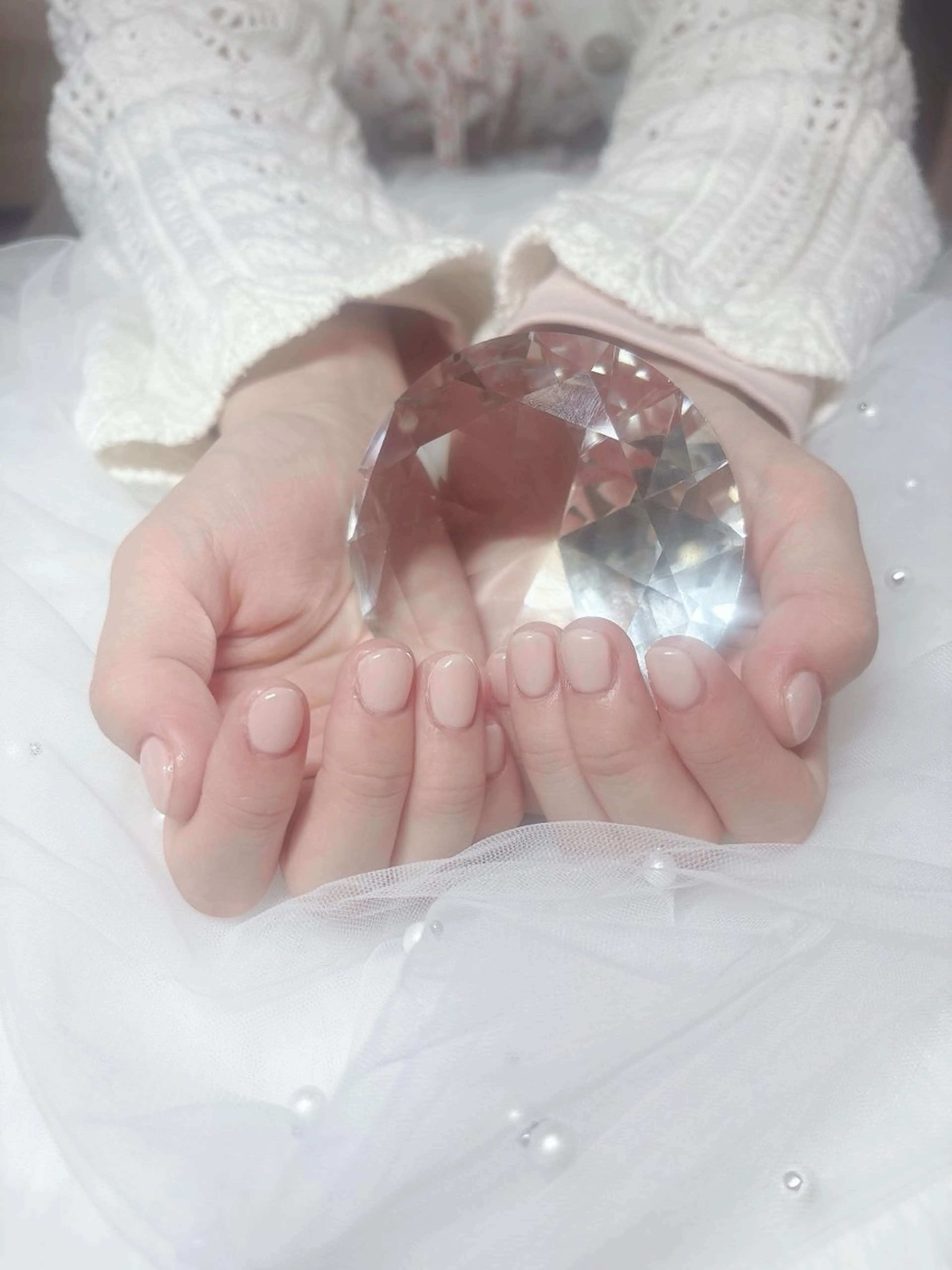 ネイル オフィスネイル ワンカラーネイル ピンク aba nail ♡ akuaのネイルデザイン
