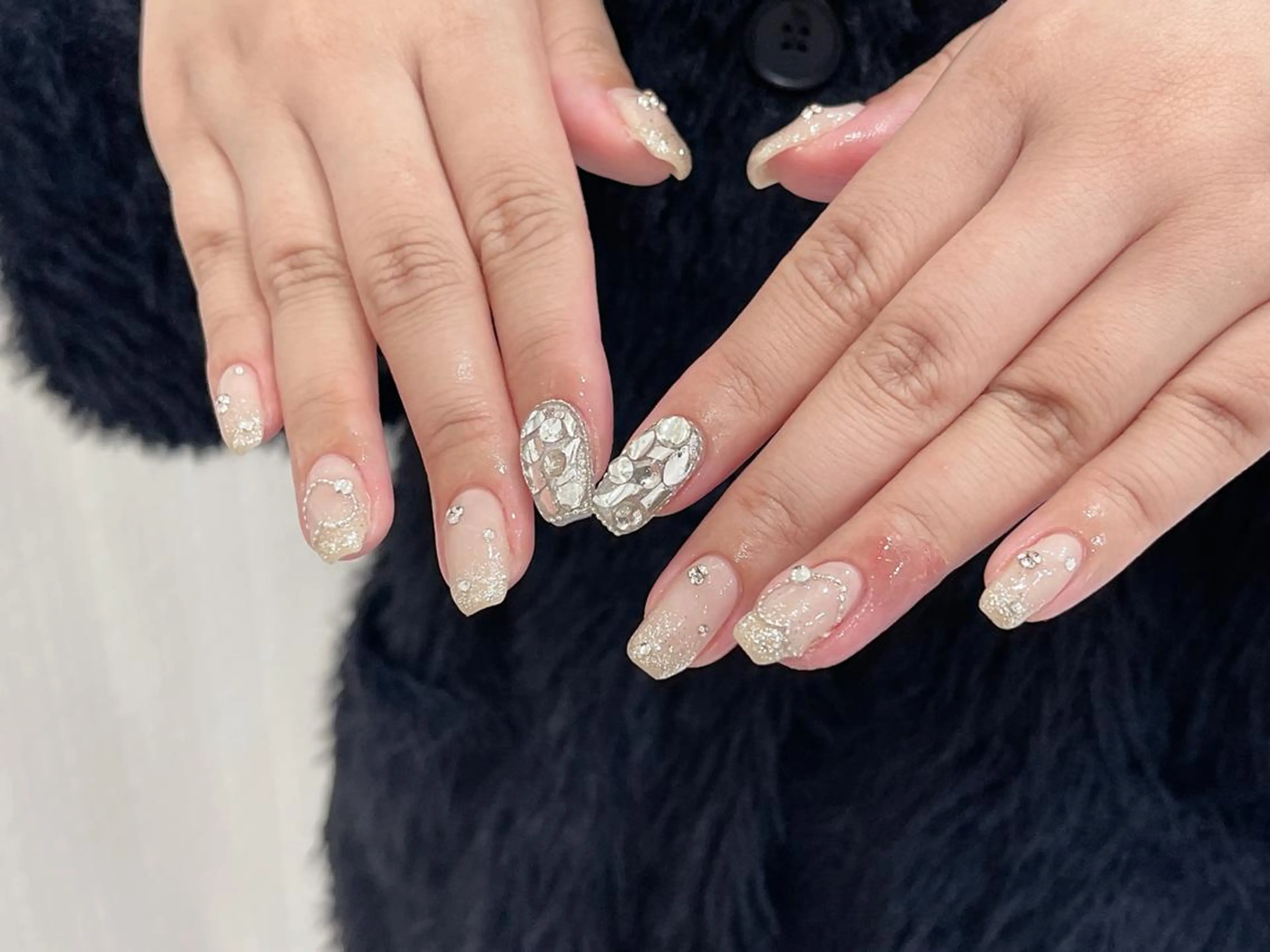 ネイル ki🍒🍒 ki ツルツルネイルのネイルデザイン