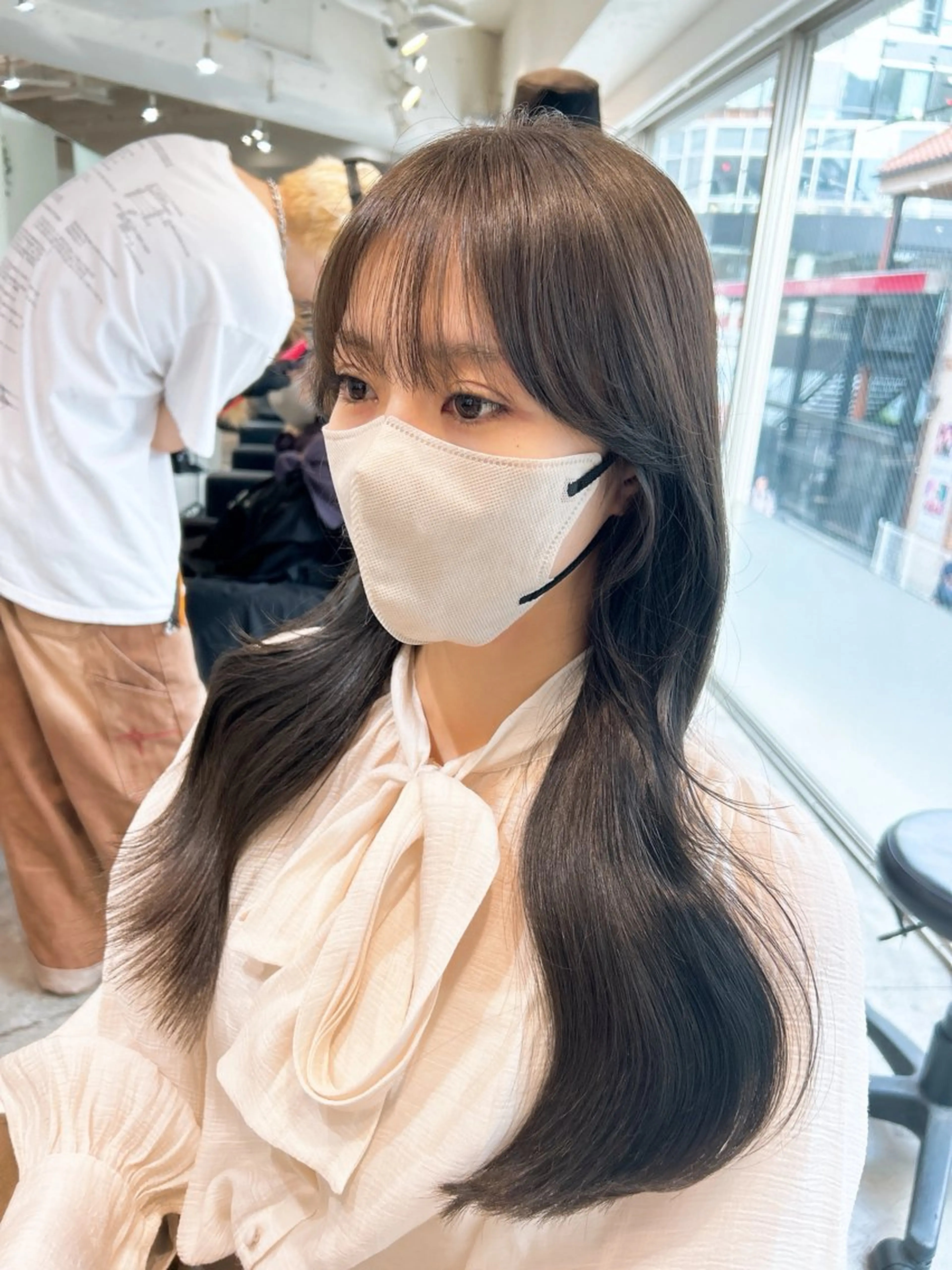 カラー ベージュカラー オリーブベージュ 二宮 陽太のヘアスタイル