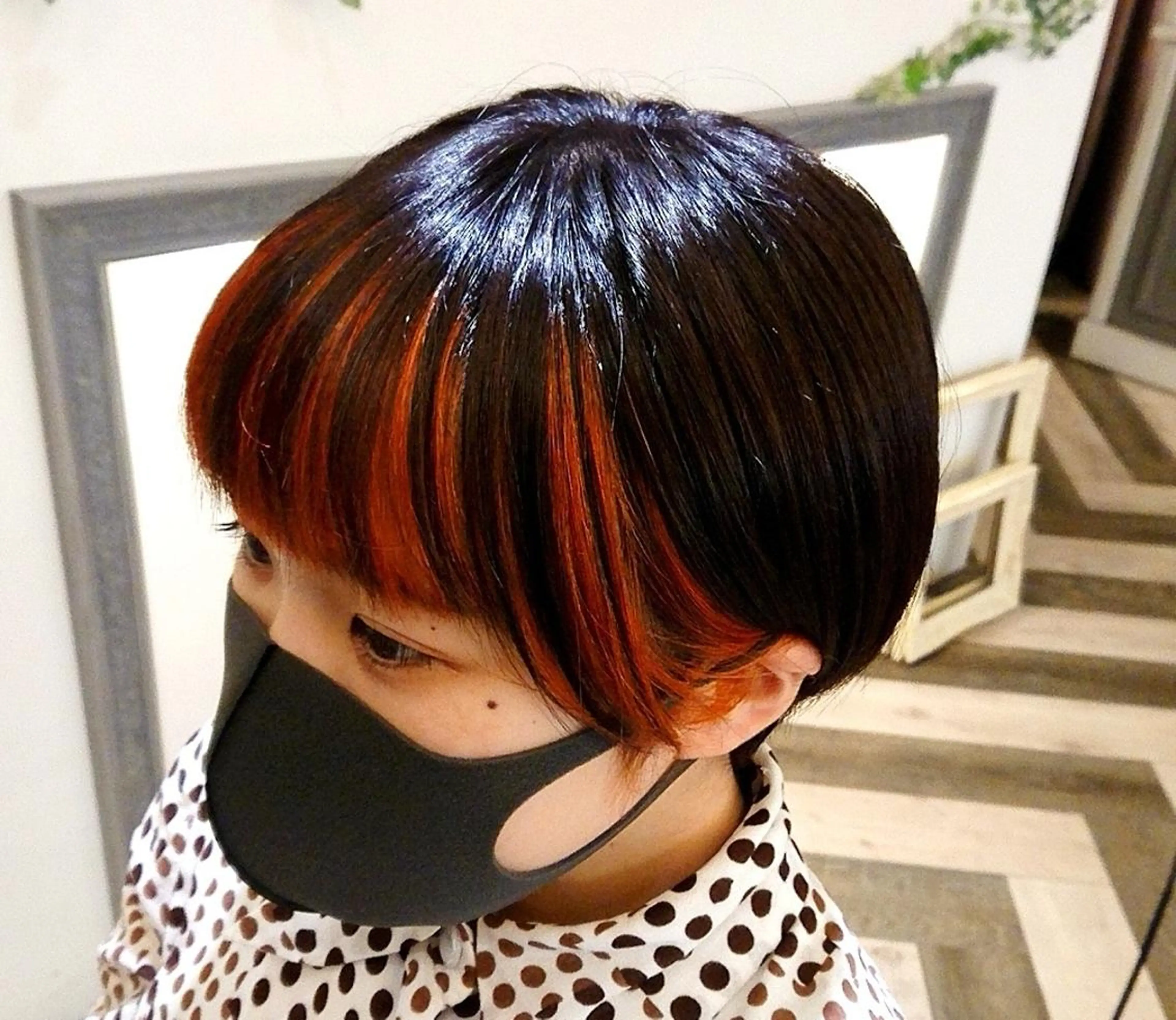 ショート ヘアカラー トリートメント 渡辺 康行のヘアスタイル
