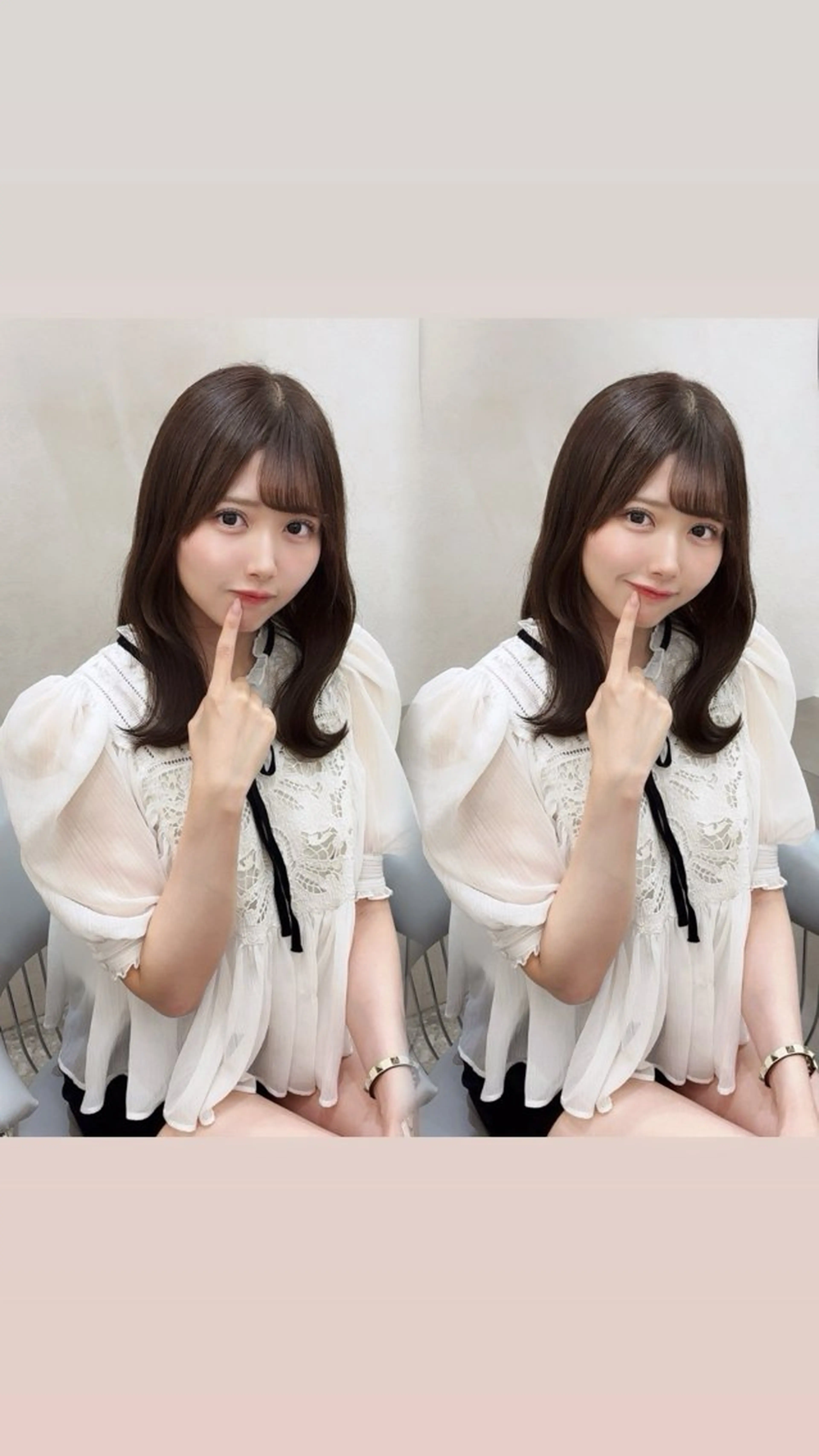 セミロング 髪質改善 トリートメント 酸熱トリートメント トリートメント yurina🩰新宿 艶カラー・アレンジのヘアスタイル