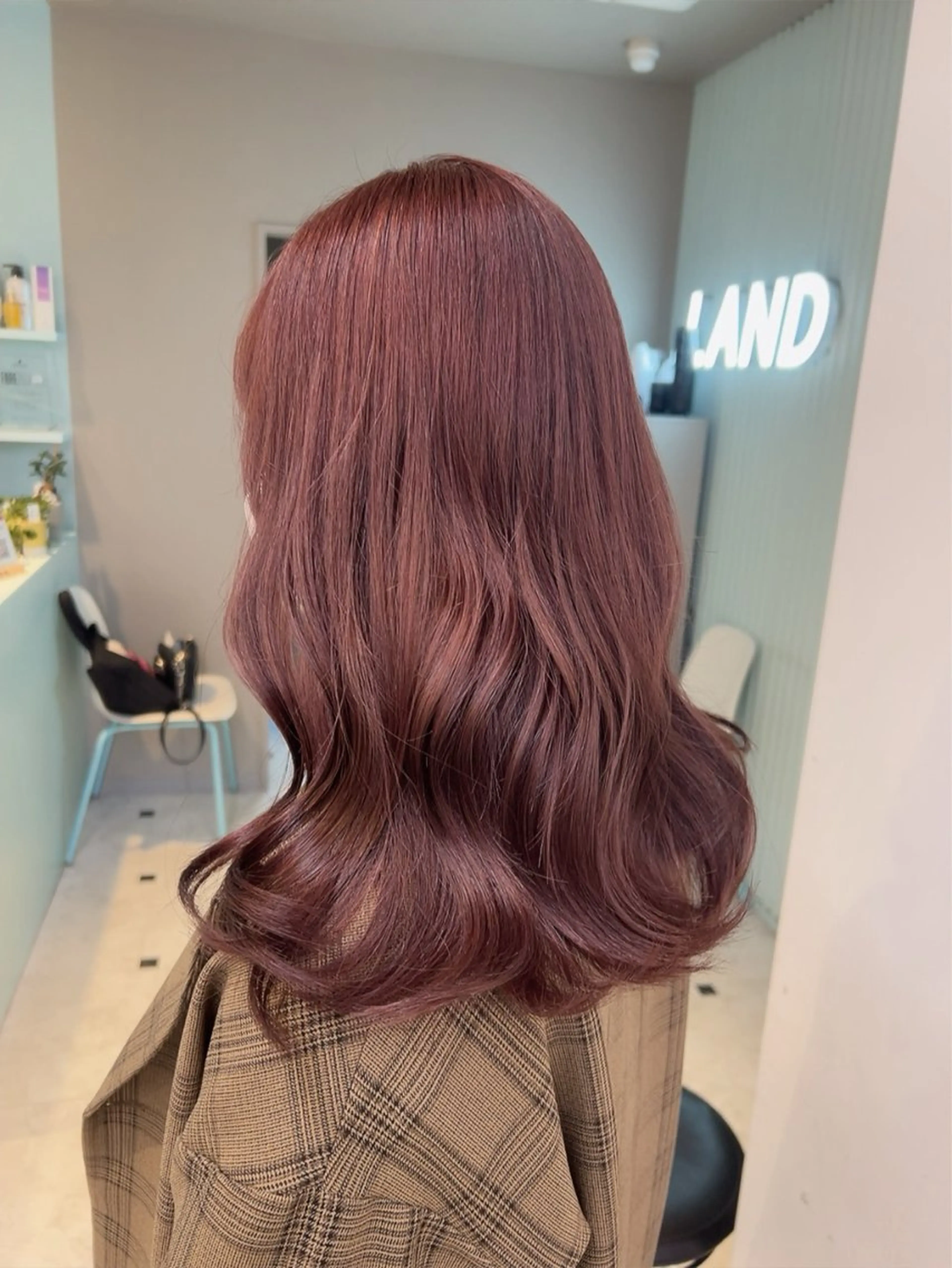 ロング カラー ヘアカラー トリートメント ヘッドスパ ヘアセット 🥞ベージュ系カラー 【すずきりほ】🥞のヘアスタイル