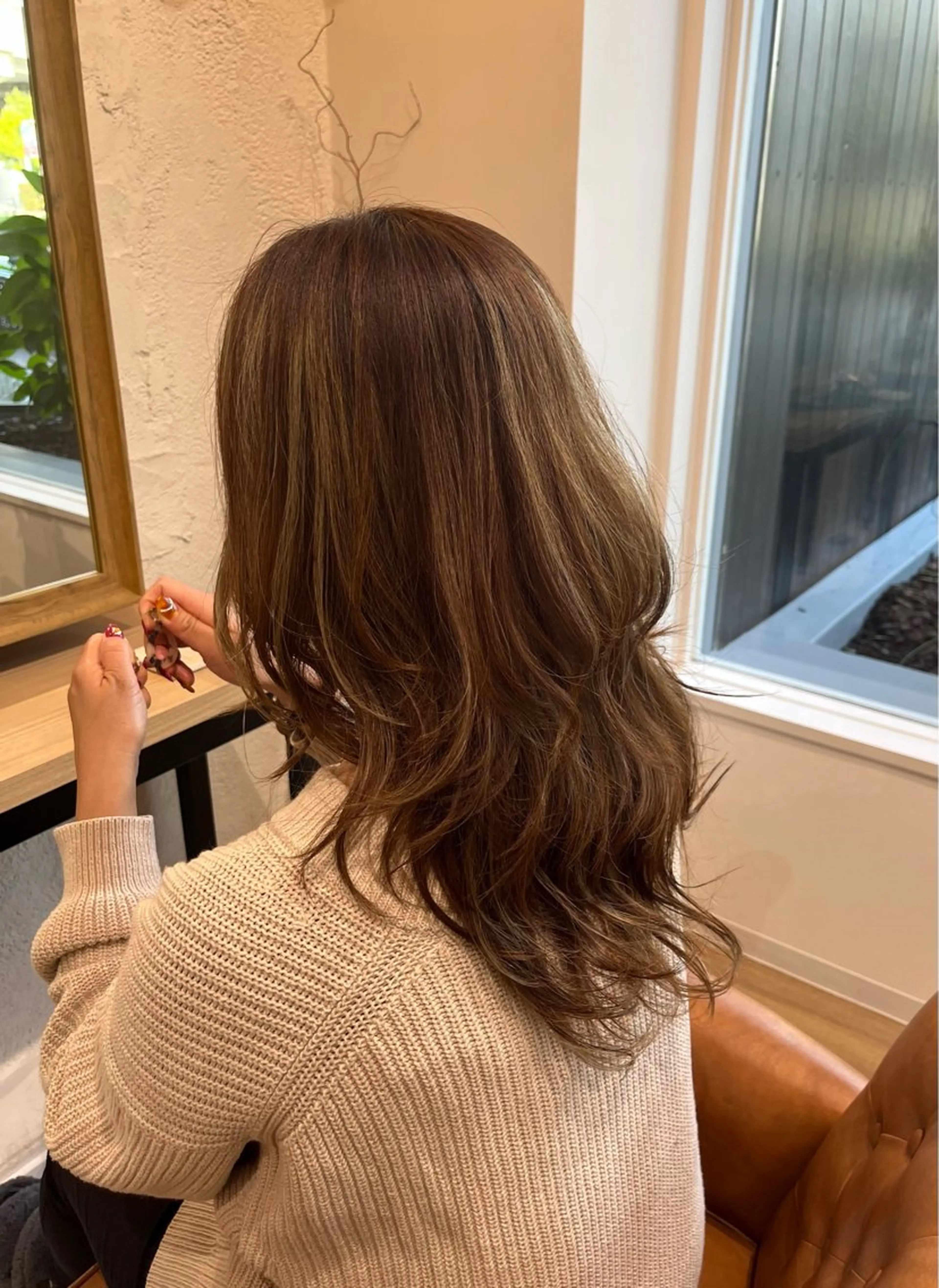 bisou hair スガノ　カヤノのヘアスタイル