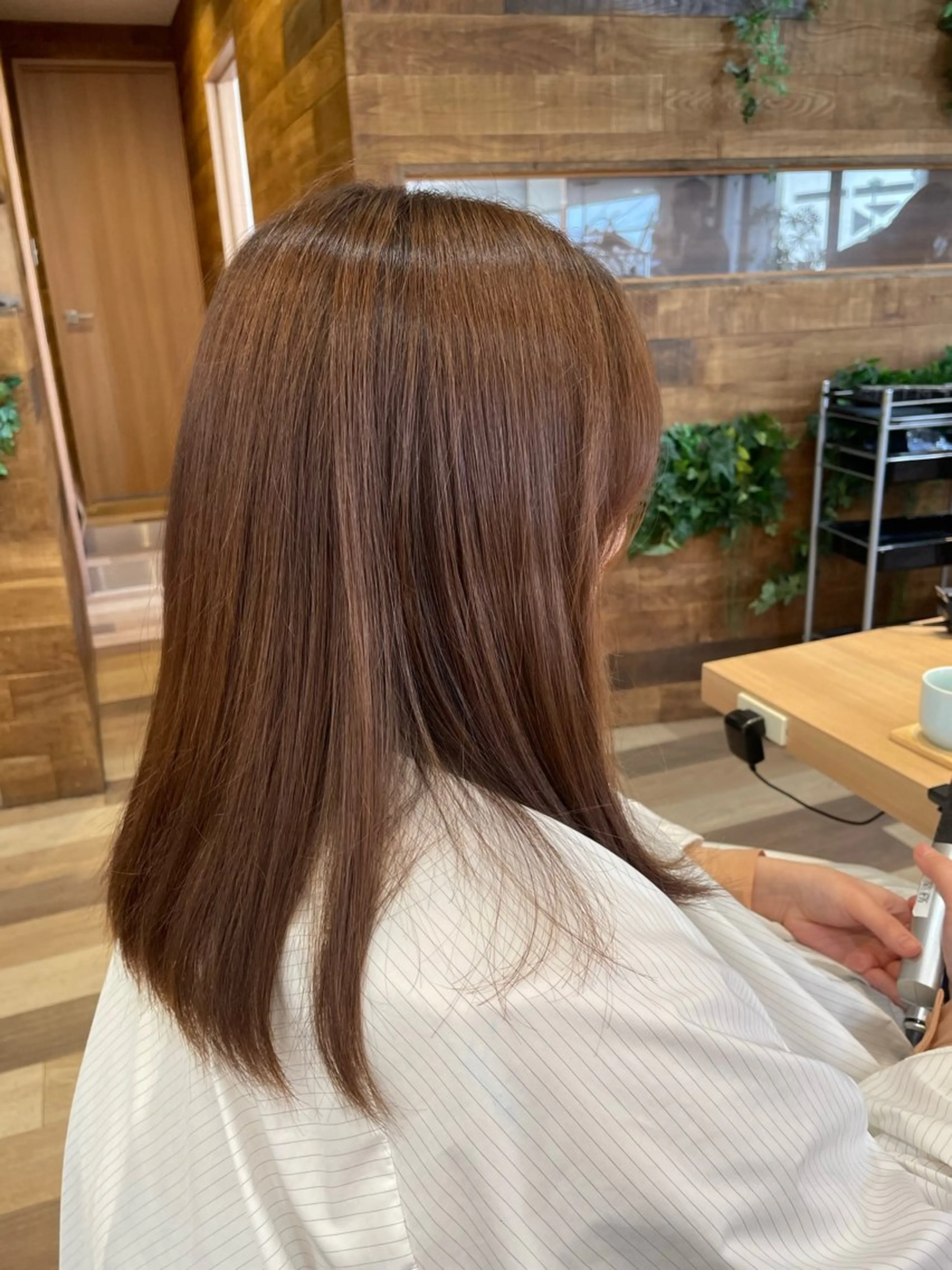 ロング カラー ブラウンカラー ナチュラルブラウン 後藤 莉子のヘアスタイル